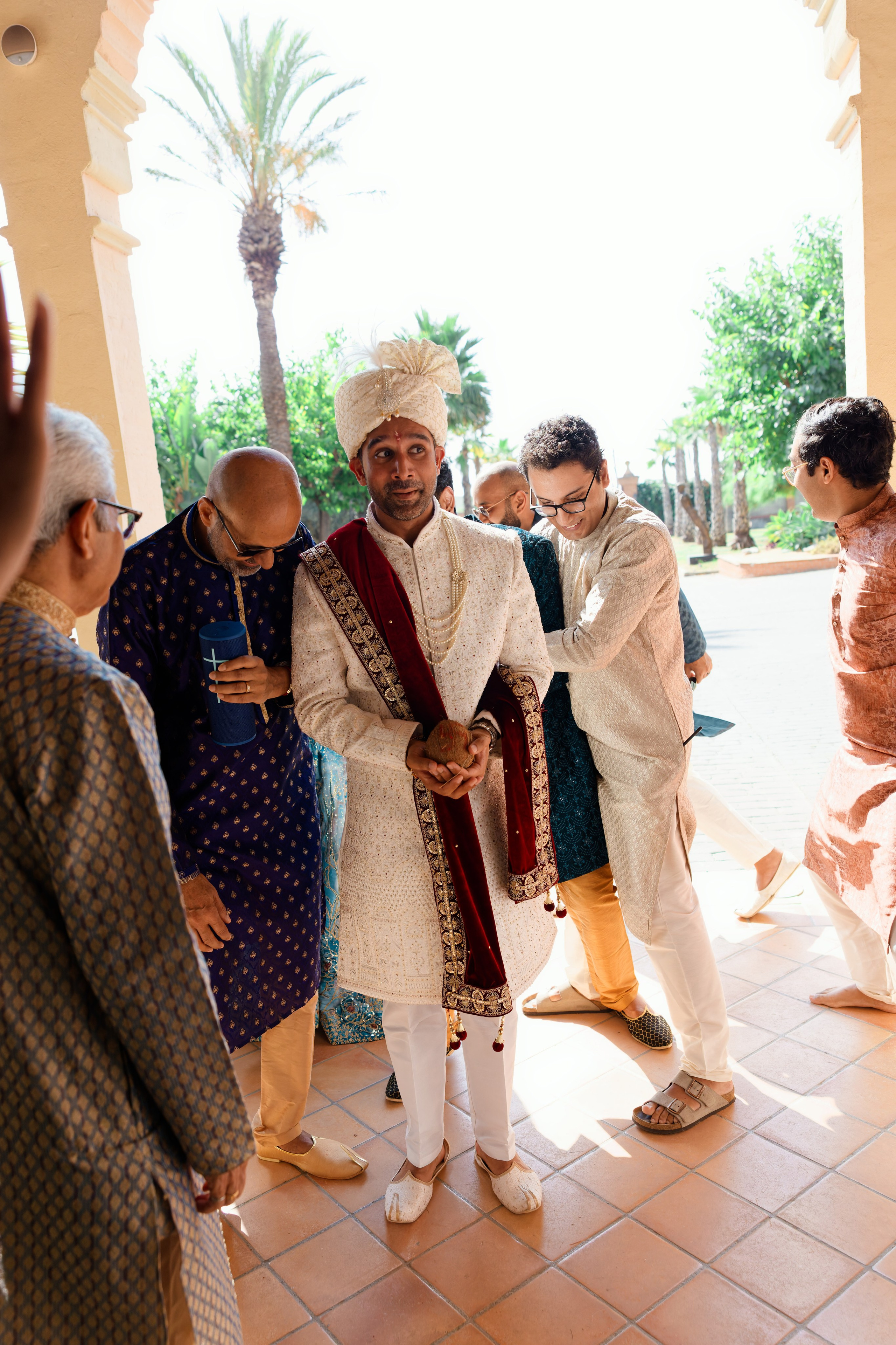 Indian wedding at Gran Villa Rosa, Barcelona