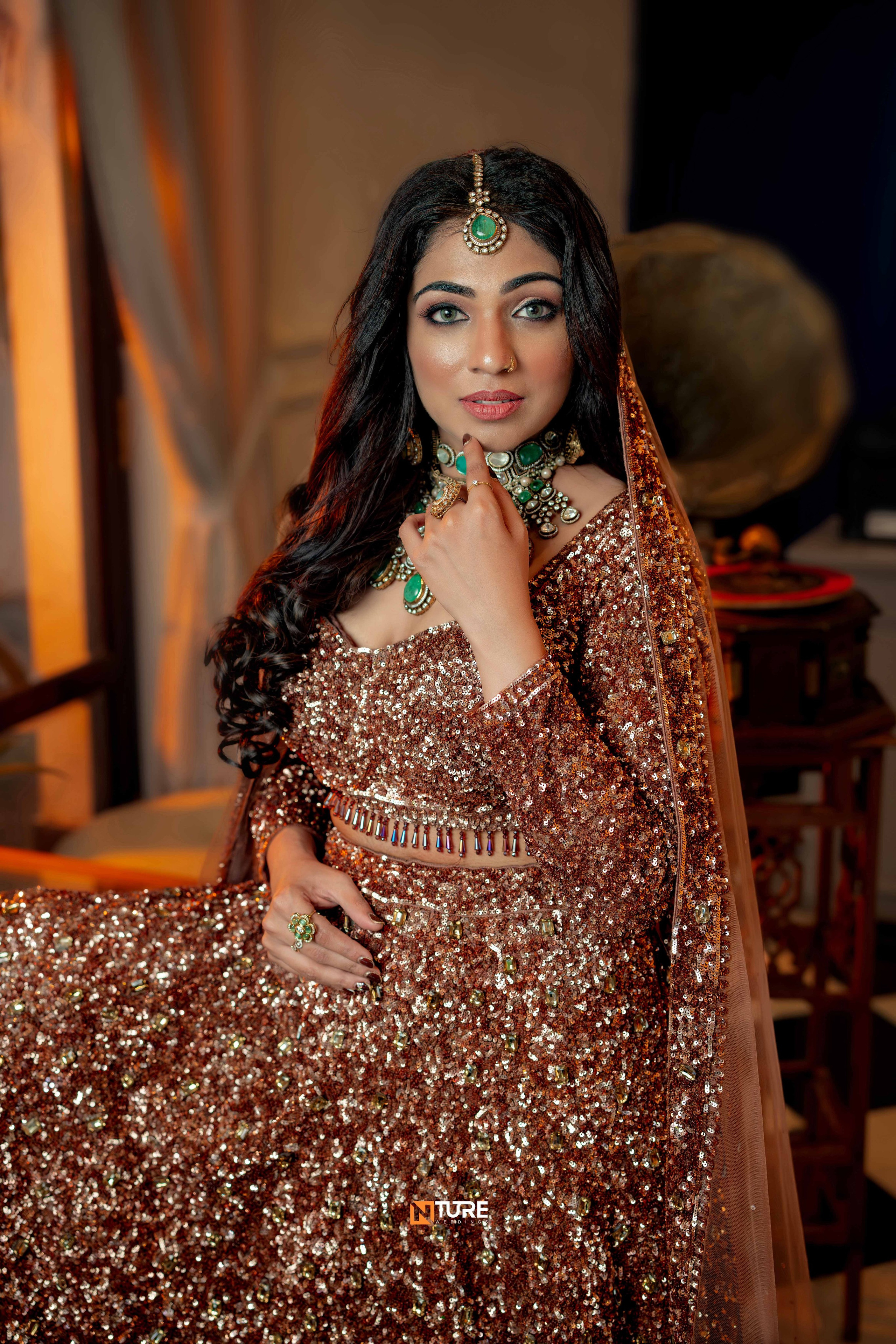 VINAYA BRIDAL SHOOT. NTURE WEDDING