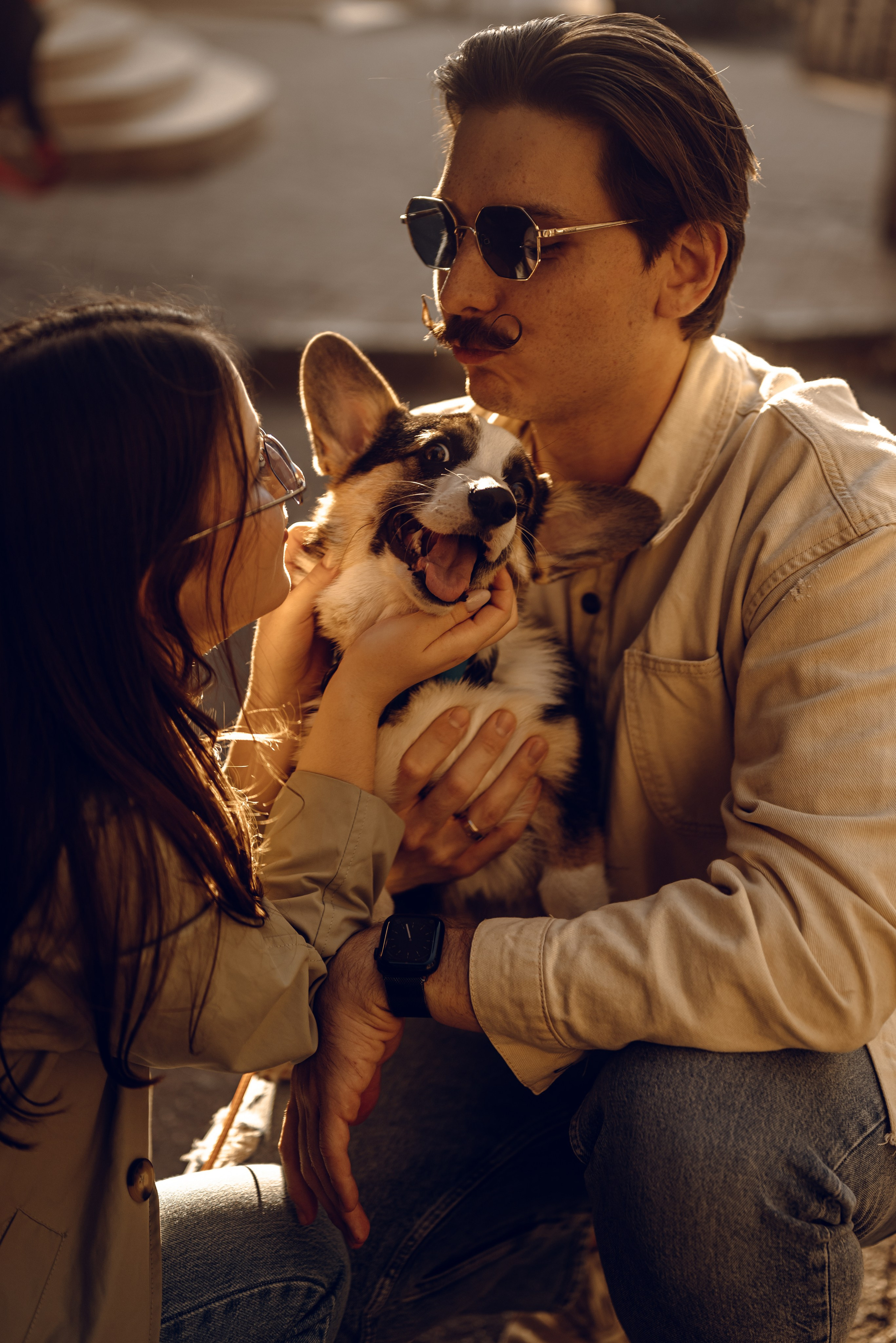 Анна, Назар и Морти. Фотограф Ирина Новикова