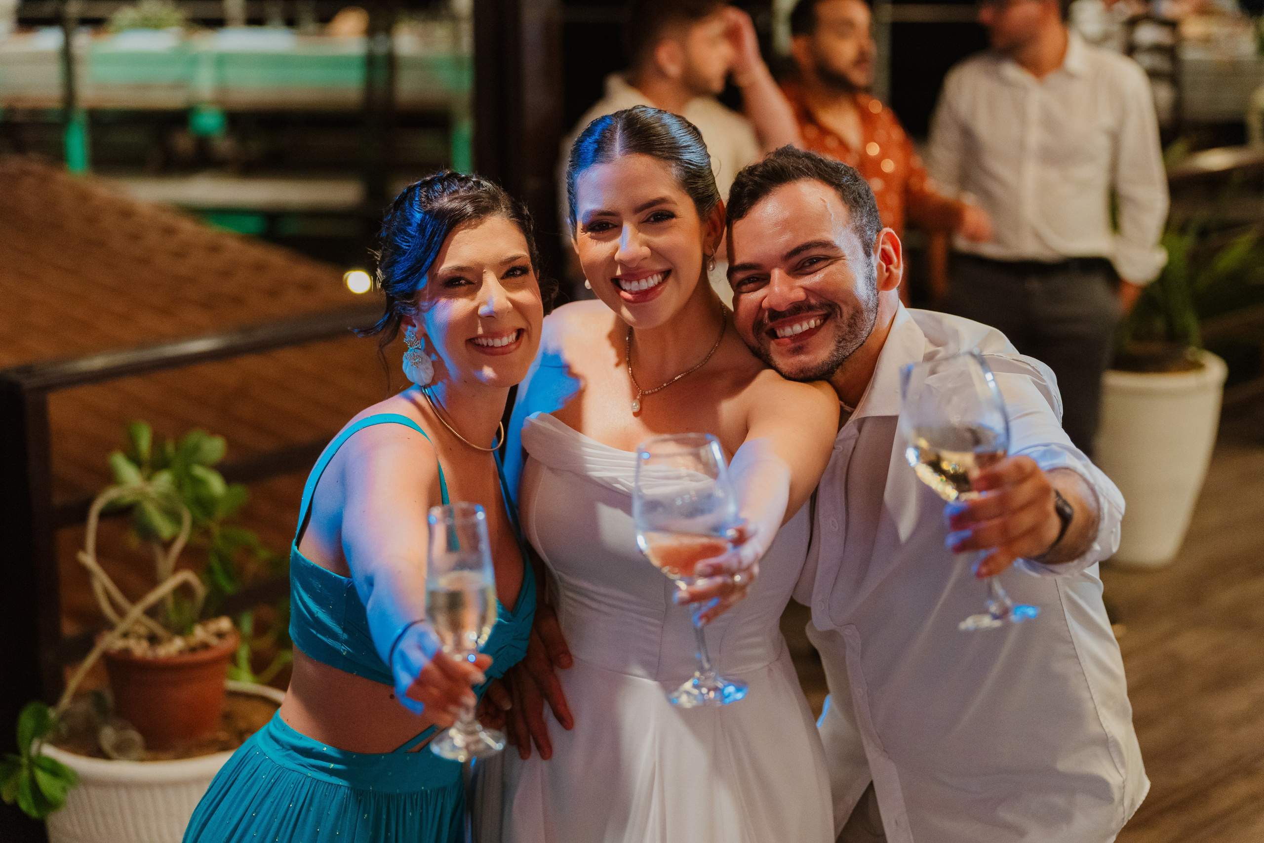 Thuany e Evandro. Rodrigo Mariano