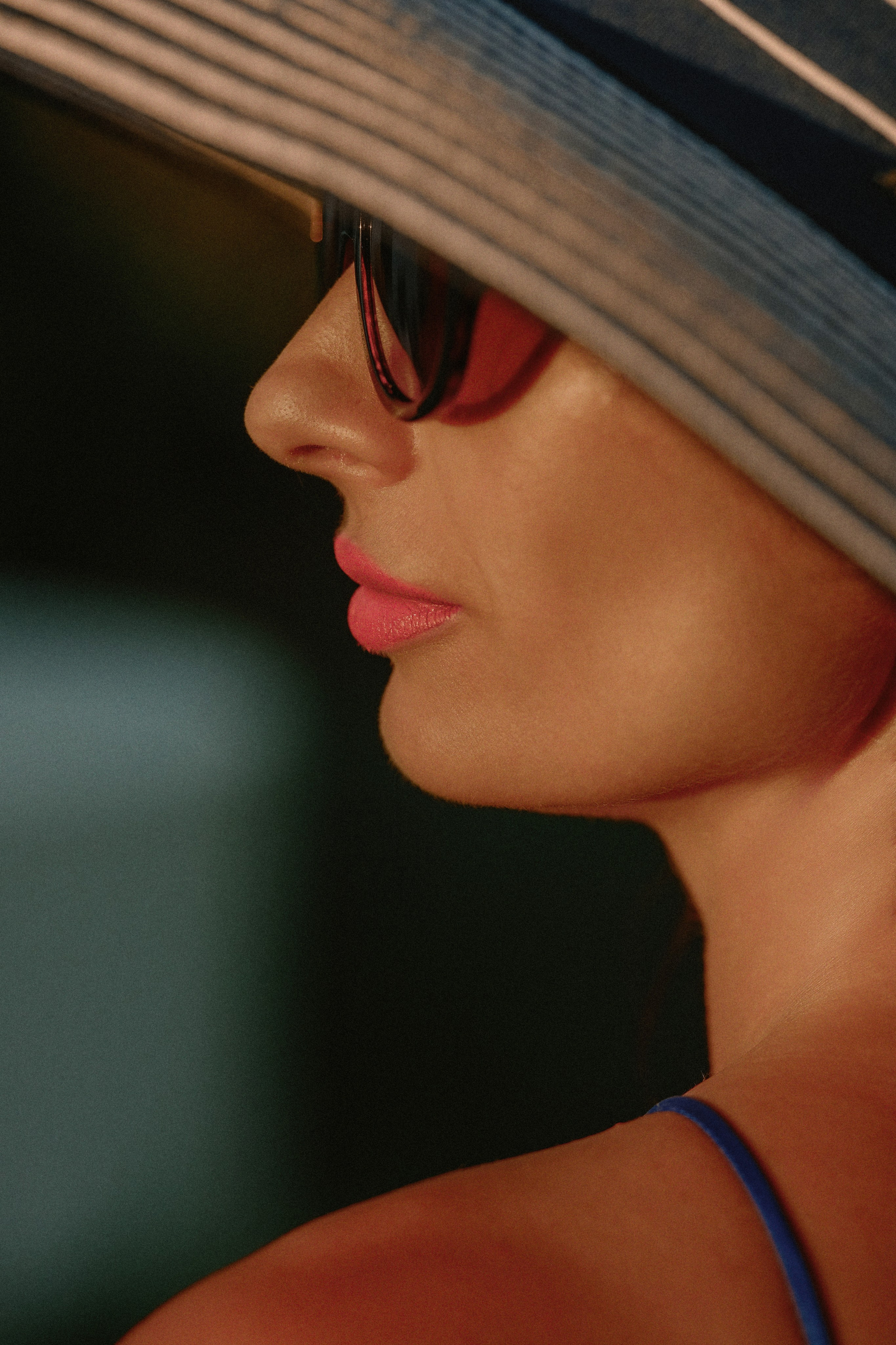 Marianna and the warm sunset