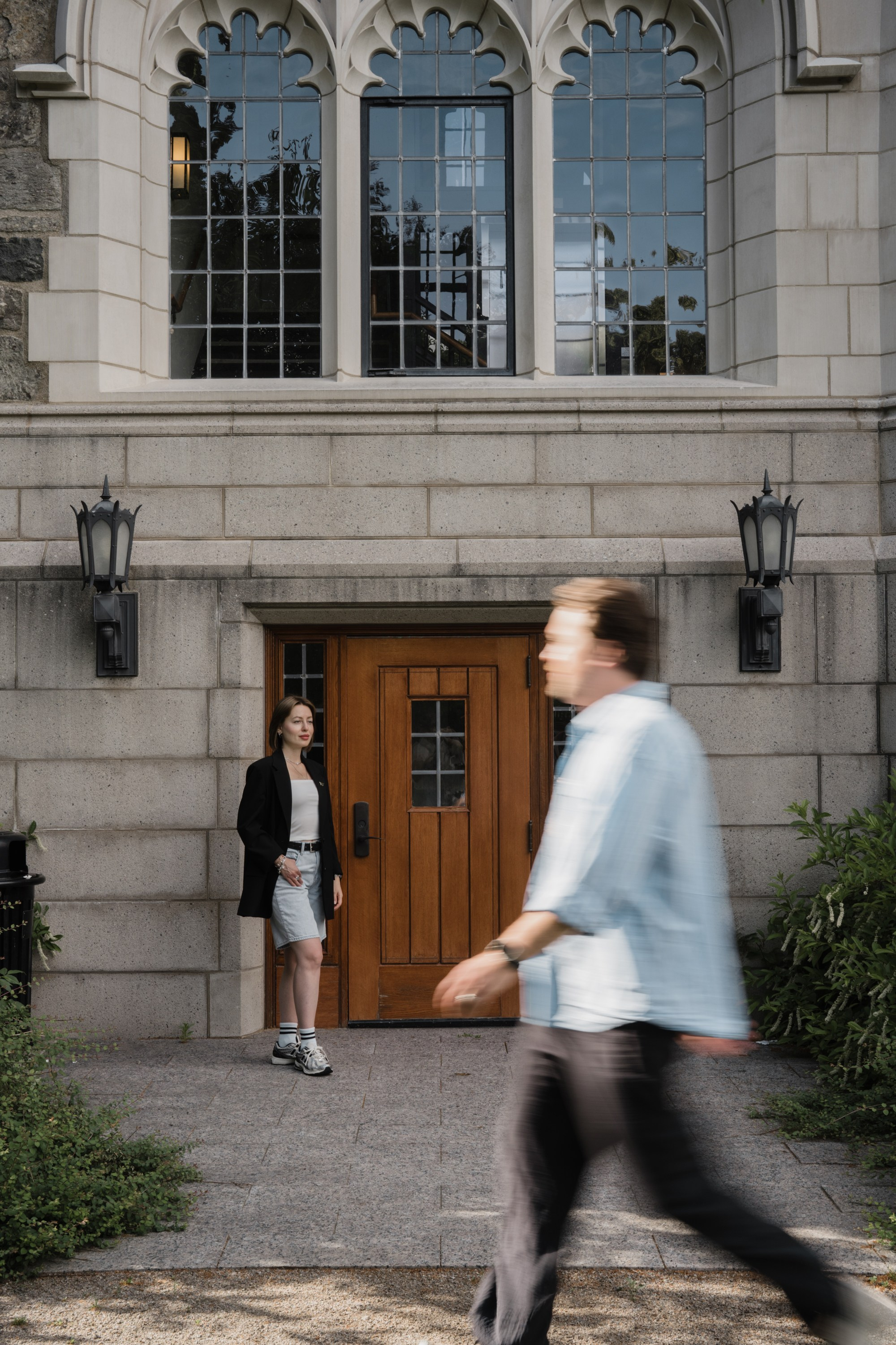 Photoshoot in College Boston. Portrait and wedding photographer in New York