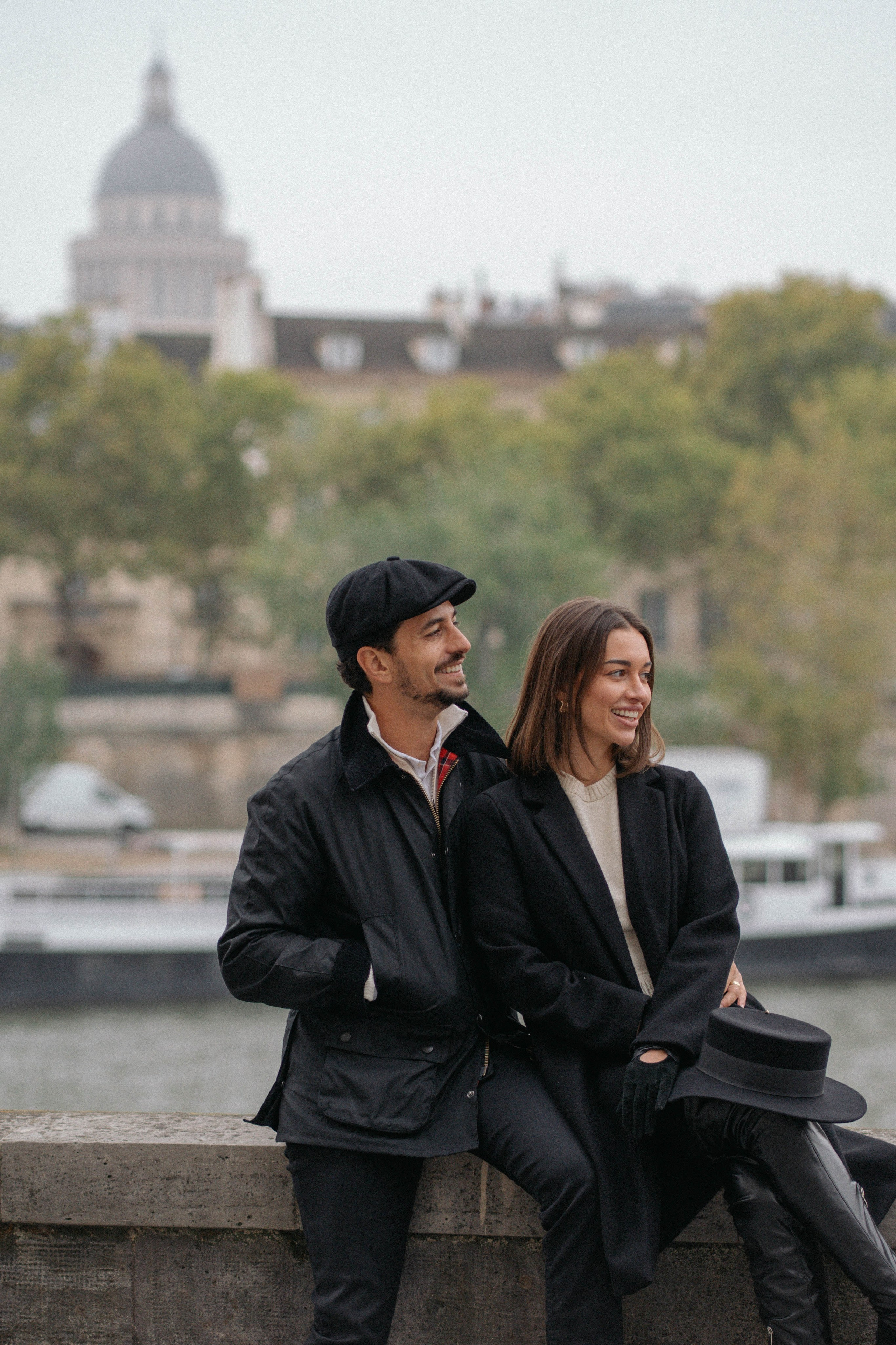 осенний Париж, фотосессия для двоих