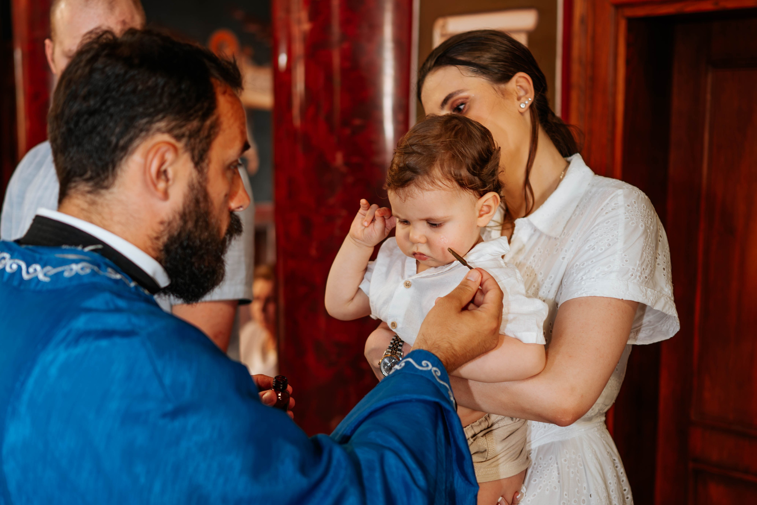 Mihajlo - krštenje. Dečiji i porodični fotograf