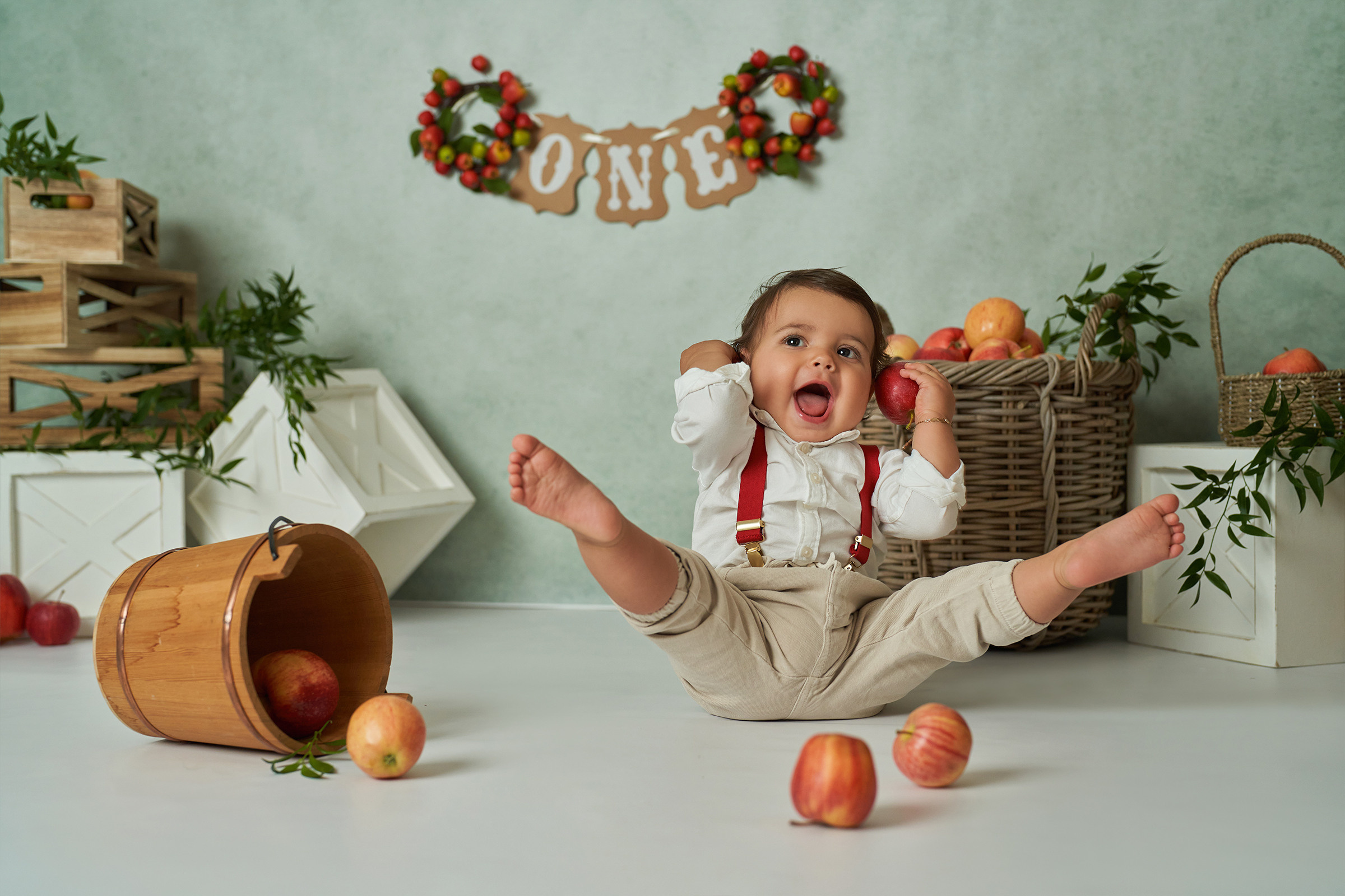 One Year old sessione fotografica. Studio Timis