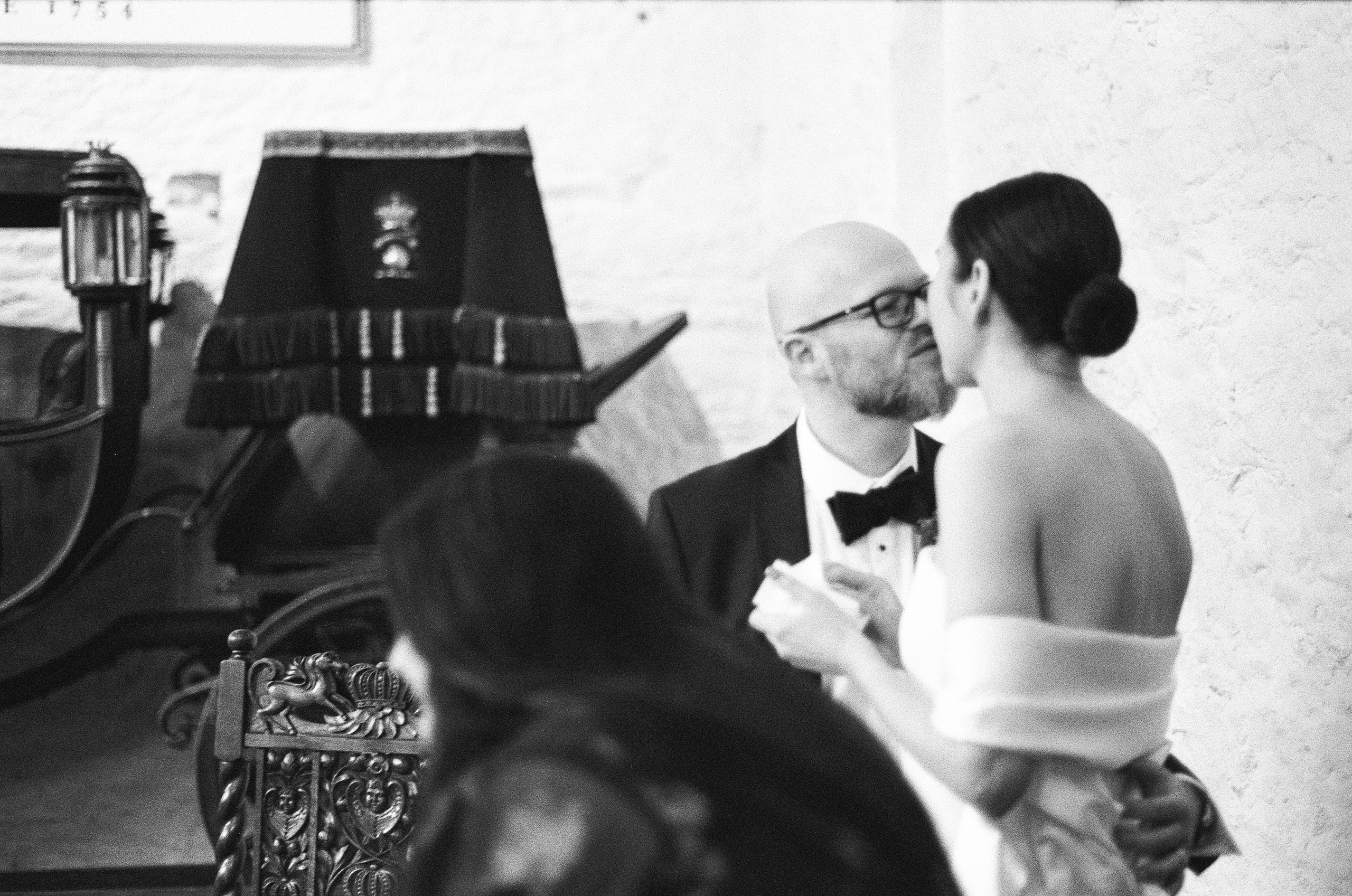 Wedding on Black n White Film. Molfar Visuals