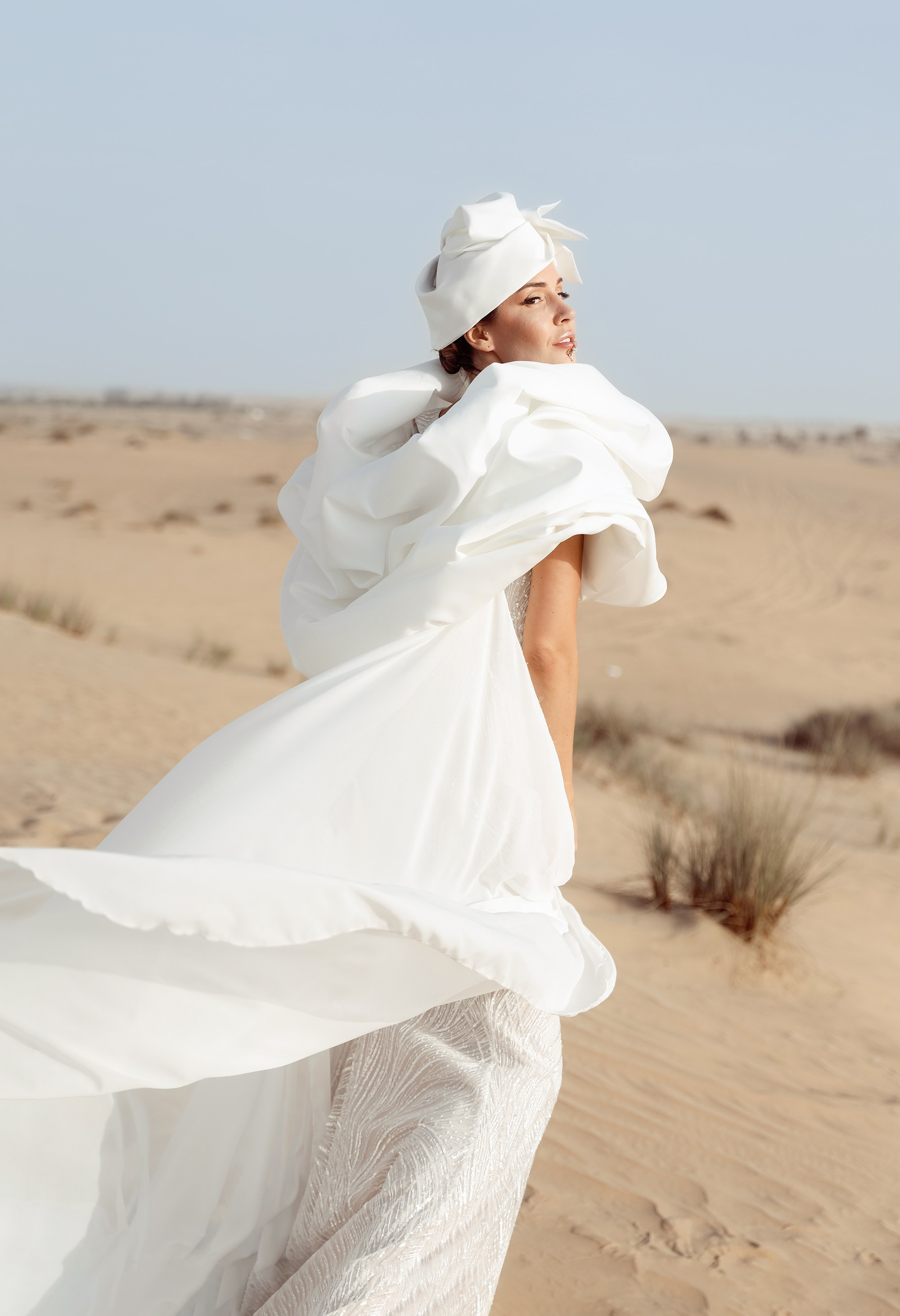 Bride's portrait. Dubai, United Arab Emirates
