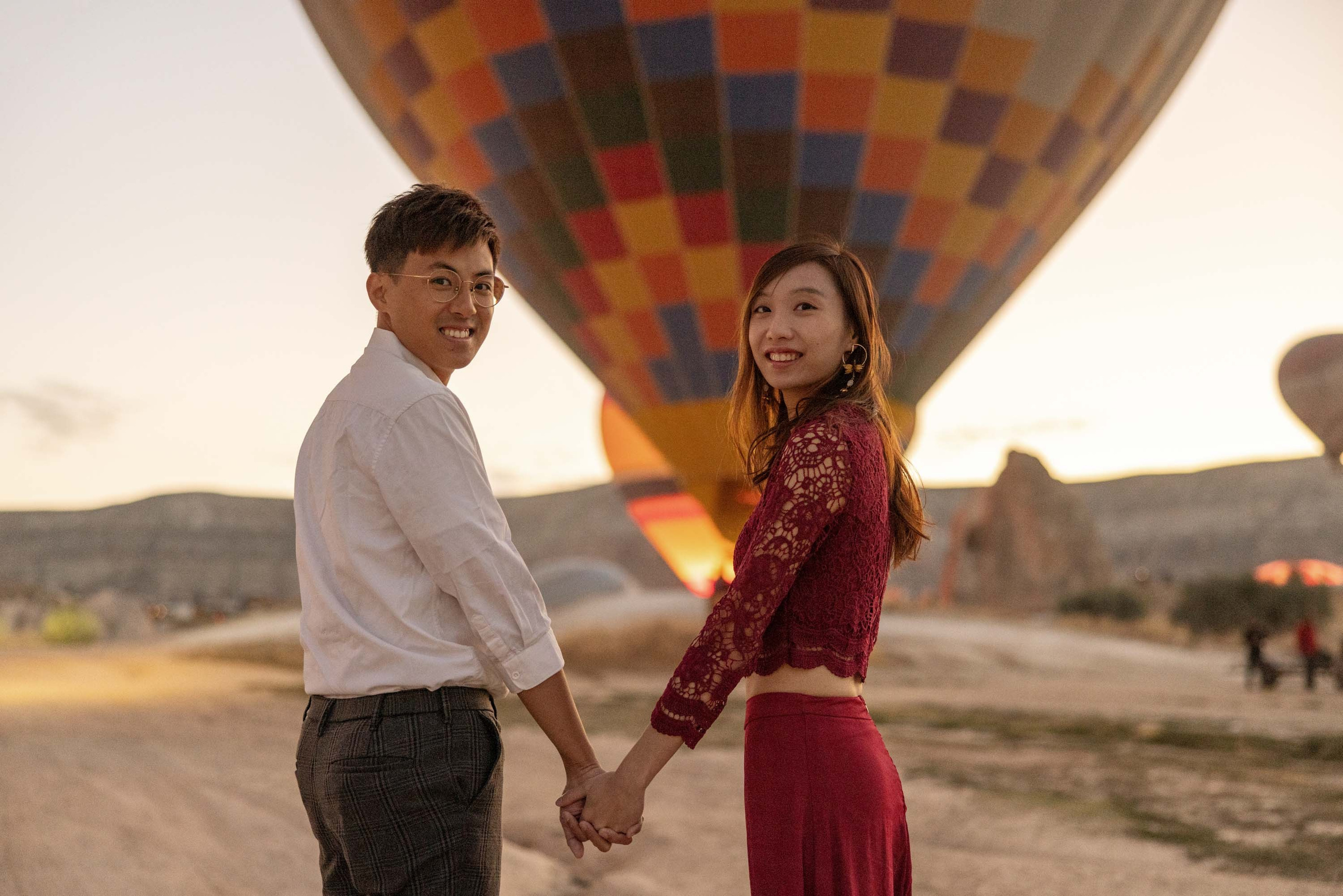 Couple photo shoot in Cappadocia. Julia Ganch I Fashion Wedding Photography I Cappadocia Turkey