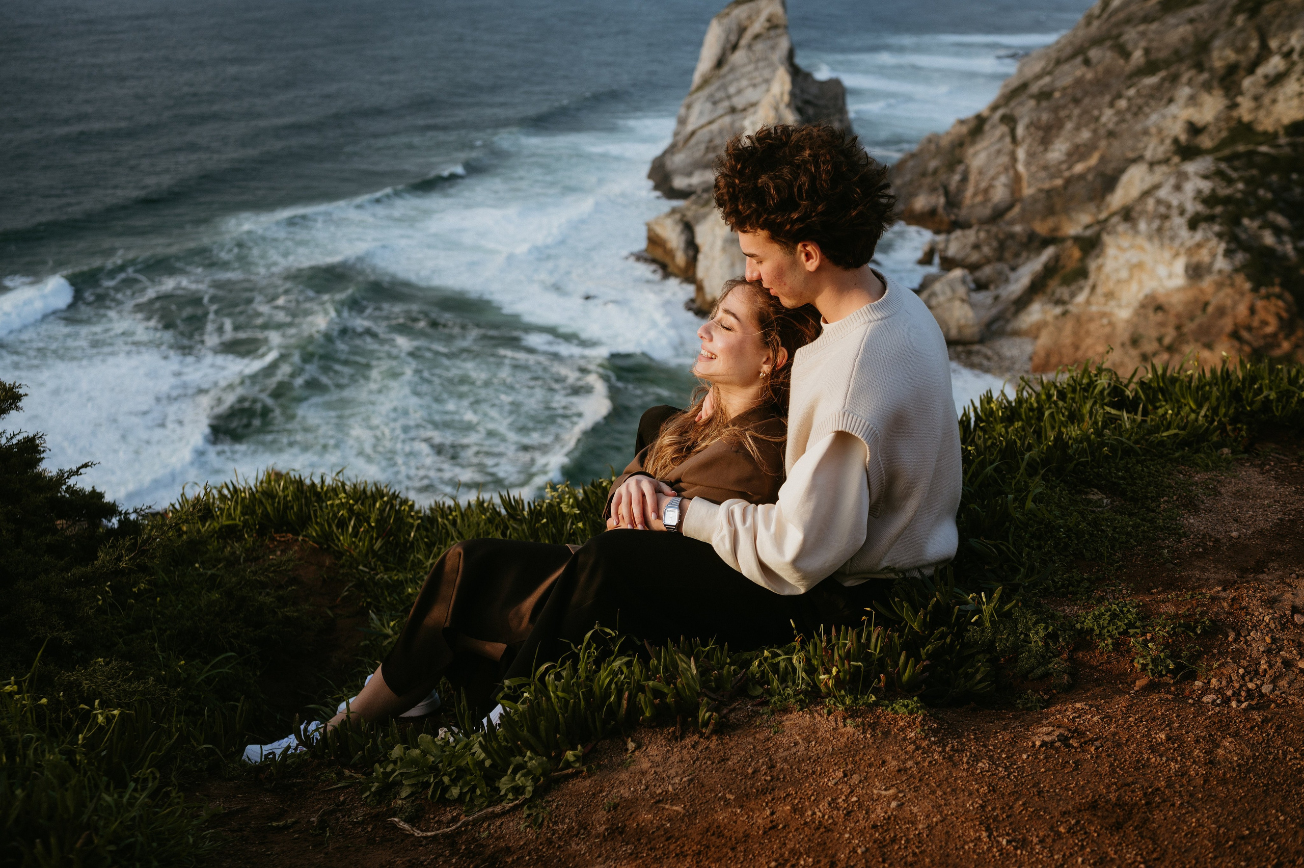 Praia da Ursa – ședință foto de cuplu într-un loc magic din Portugalia. Valentin Melen — wedding photographer