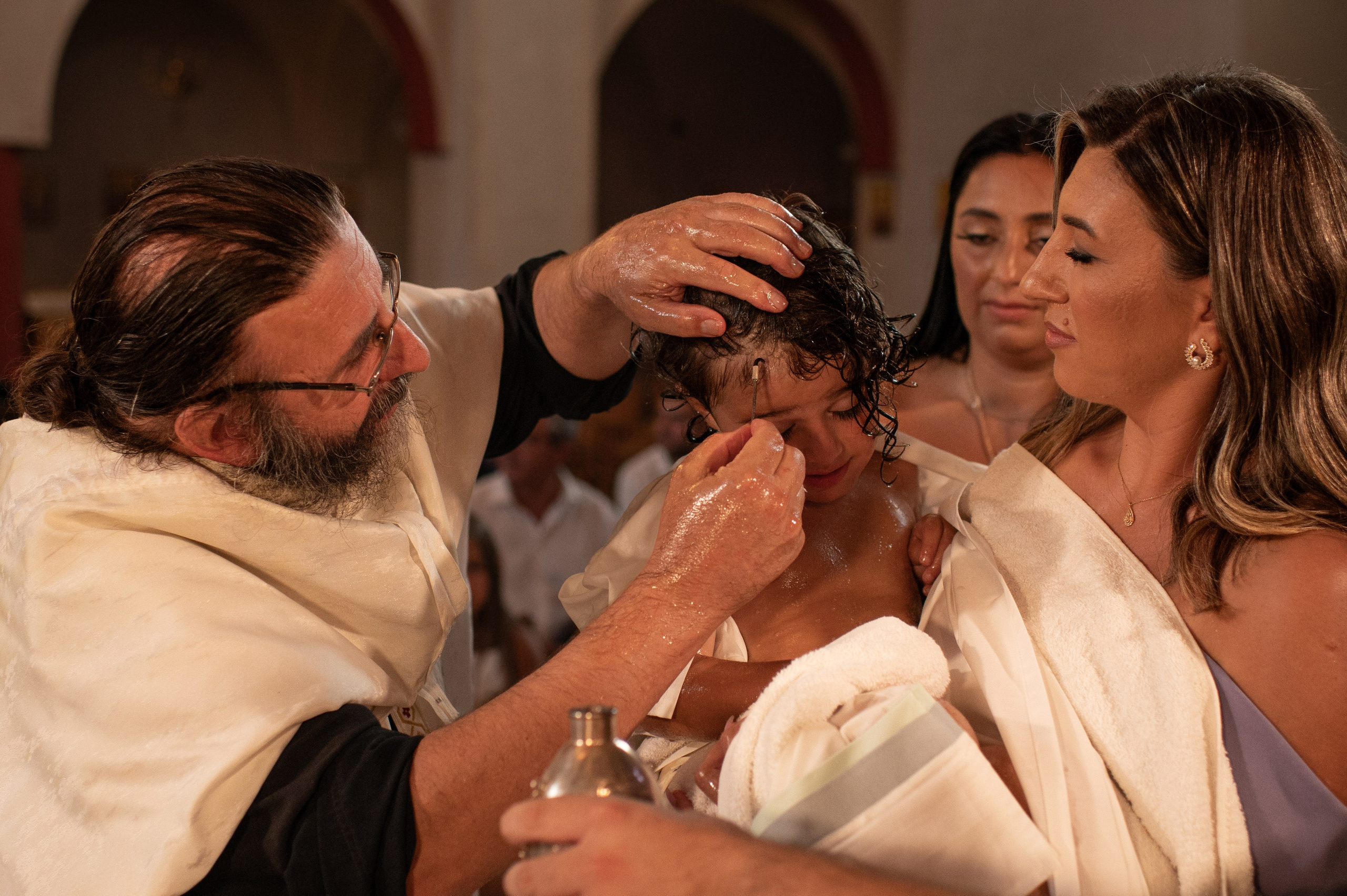 Baptism Antonis. Семейная, детская, портретная и предметная фотосъемка в Салониках