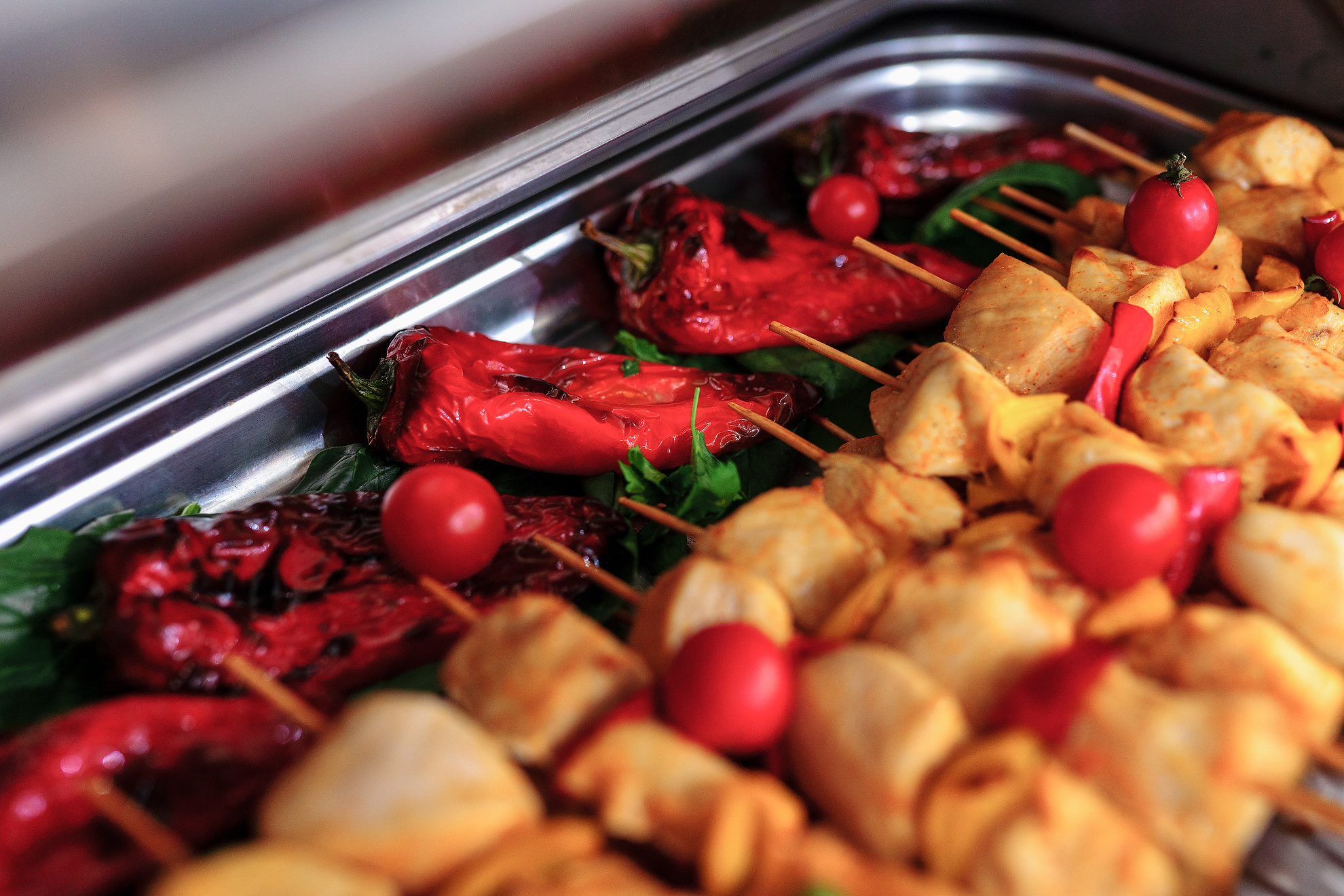 Food and room service. Professional Wedding and event photographer USA New York