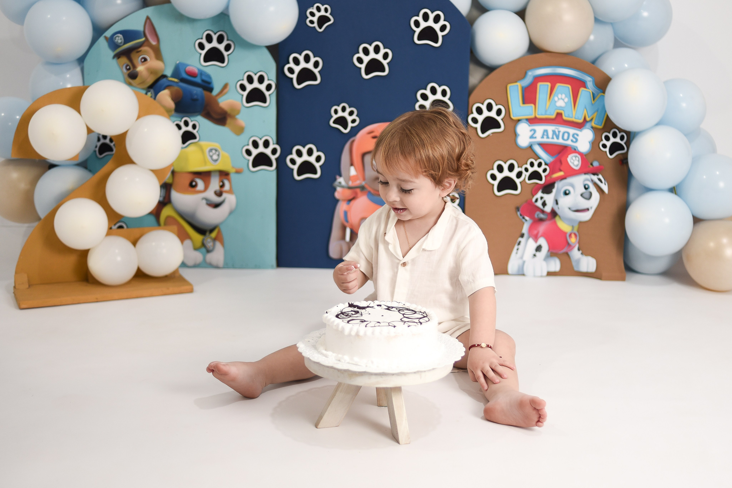 Liam 2do año. Temática Pou Patrol. Fotografo de casamiento en misiones y fotógrafo de familia  Posadas