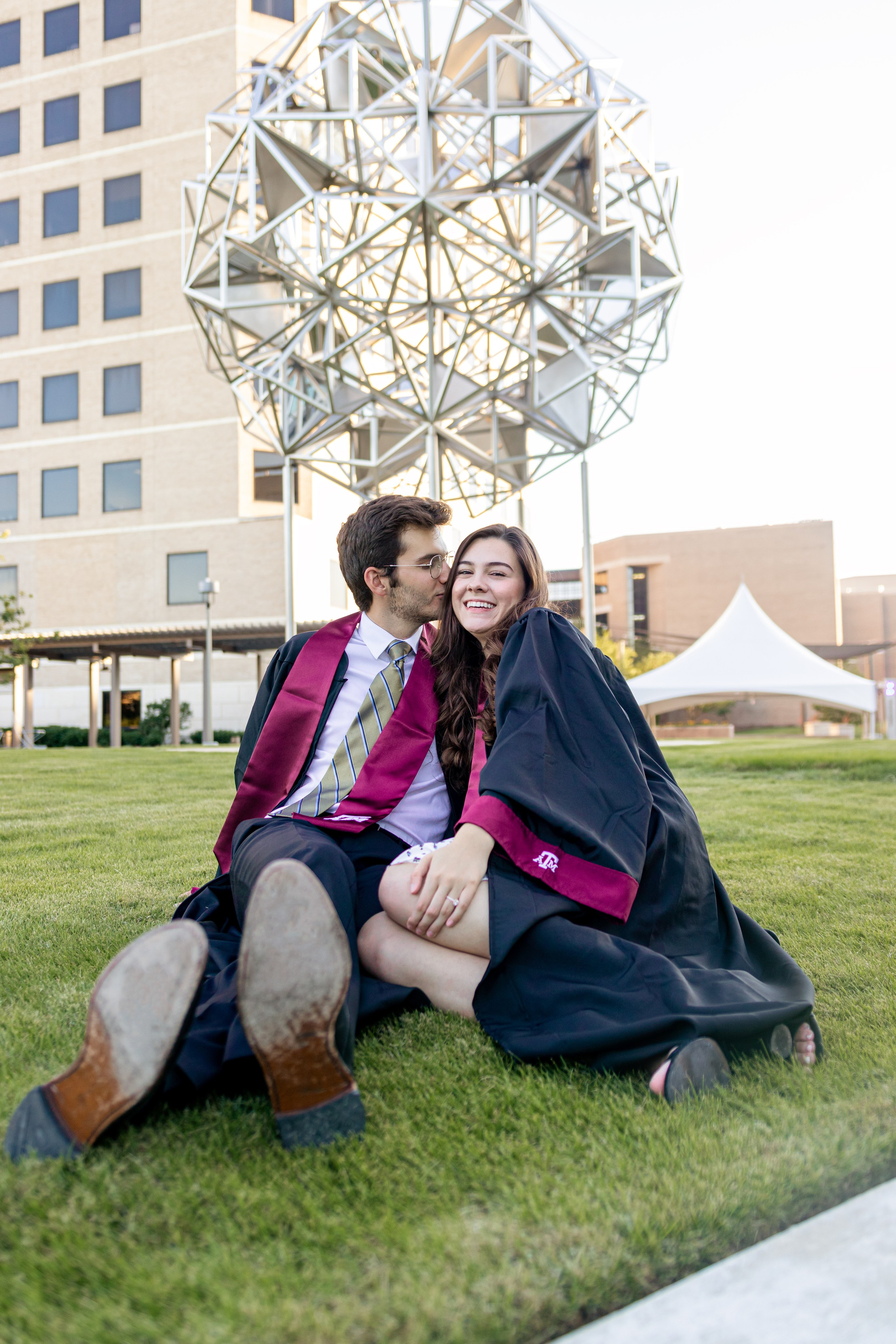 John-David's senior photoshoot at Texas A&M University