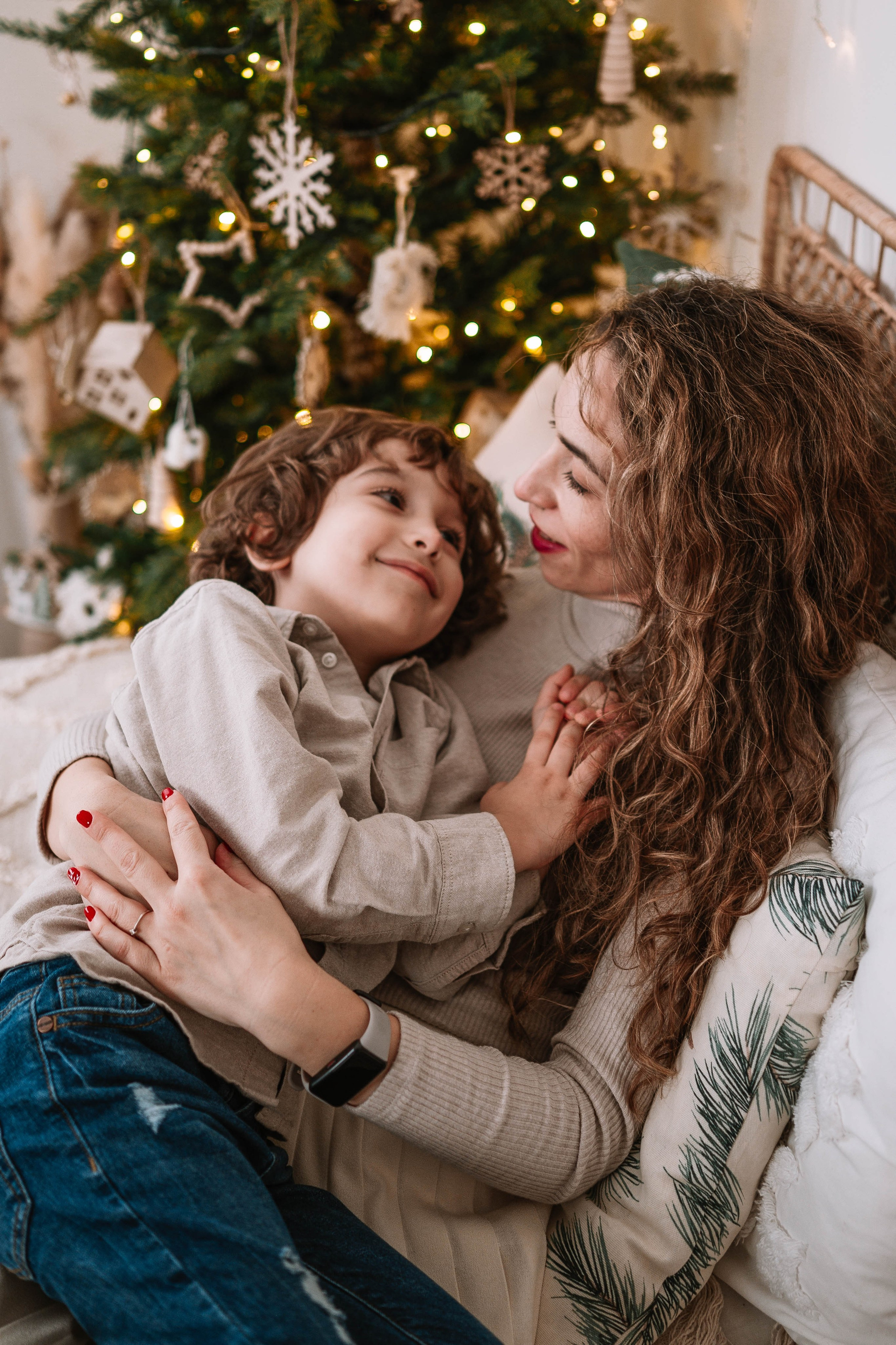 Sara, Vuk, Nevena i Ivan - novogodišnje fotografisanje. Dečiji i porodični fotograf