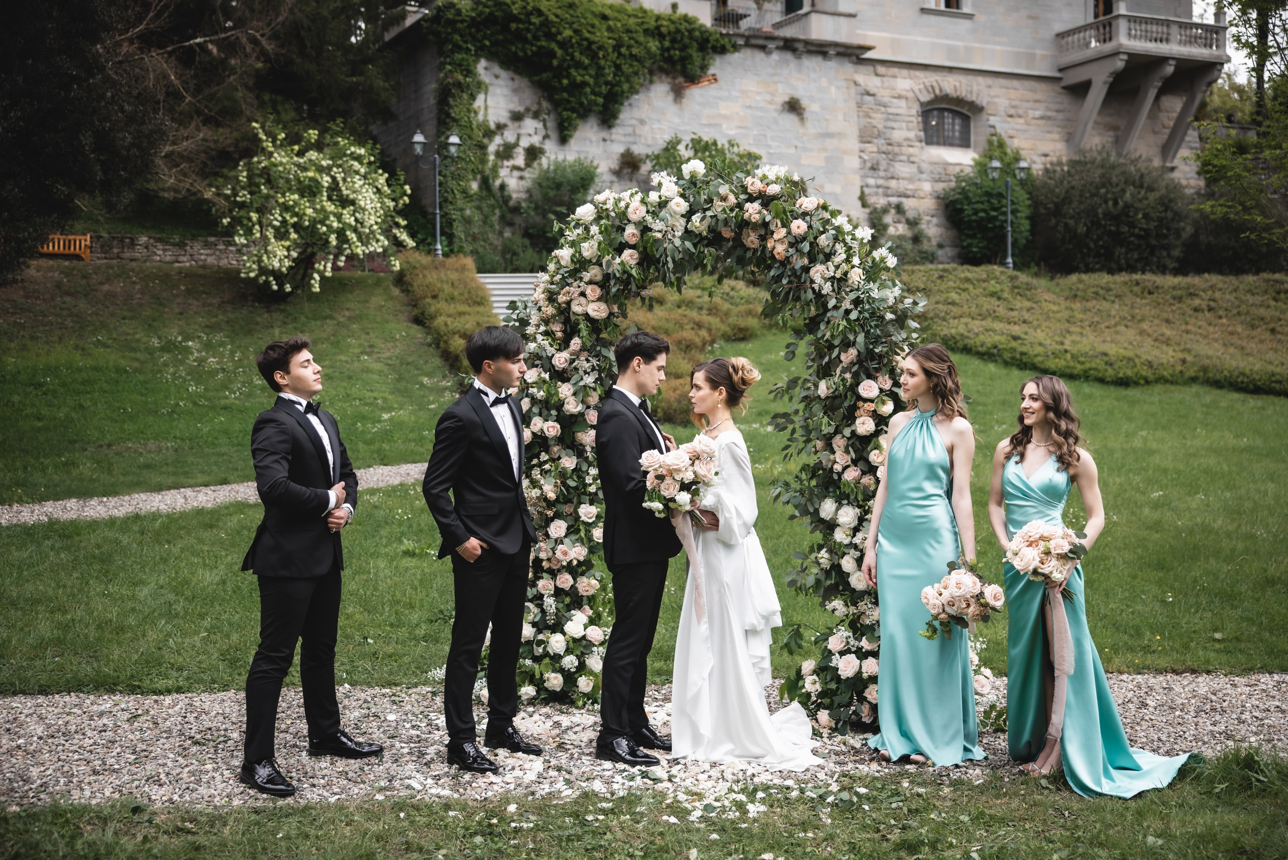 Tuscany Wedding Villa La Commenda Concordia. Professional wedding photographer in Copenhagen, Denmark — Julia Byron