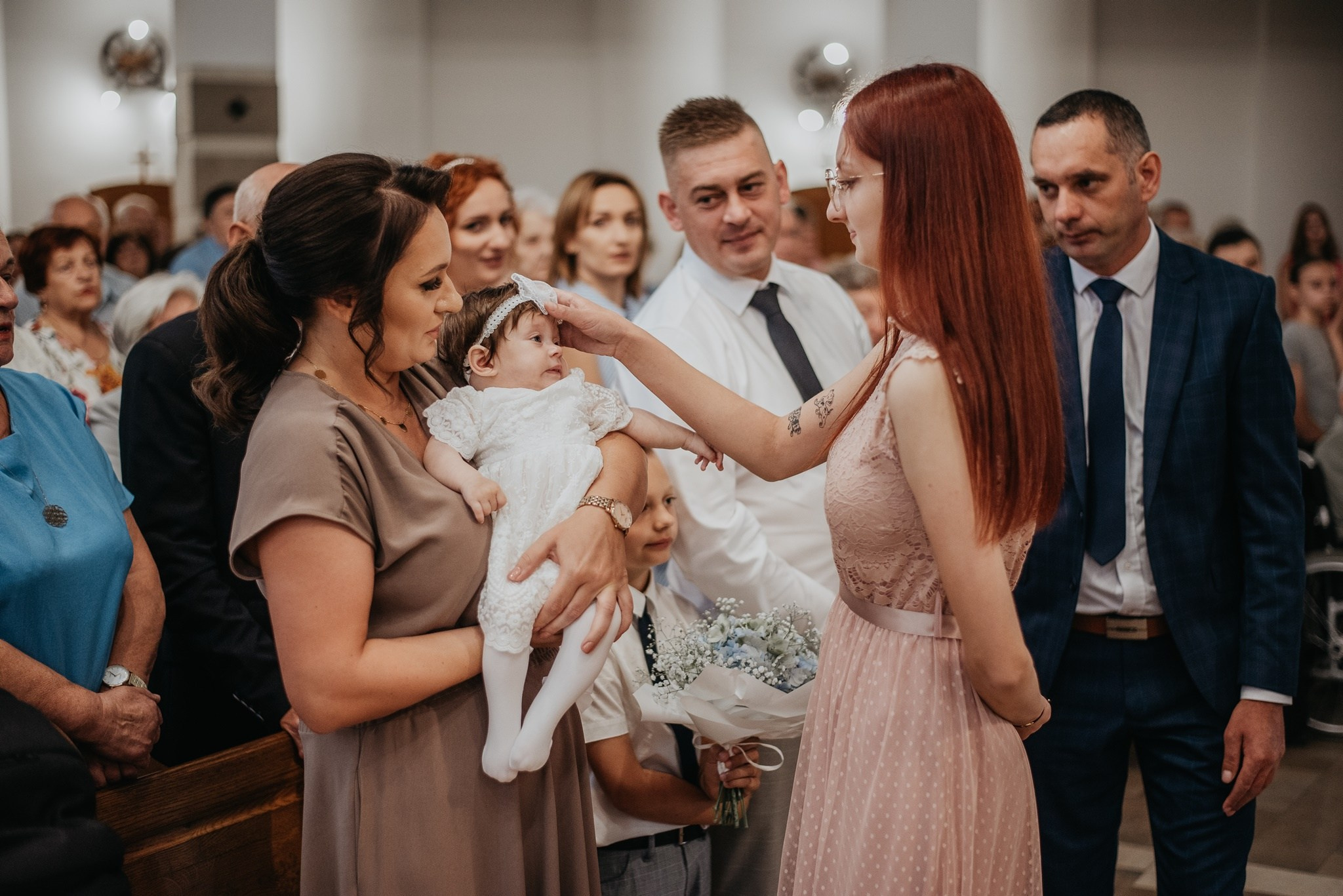 Chrzest Święty Klary. Dominika Strachacka Fotografia | Fotograf ślubny i rodzinny Opole Lubelskie Lublin