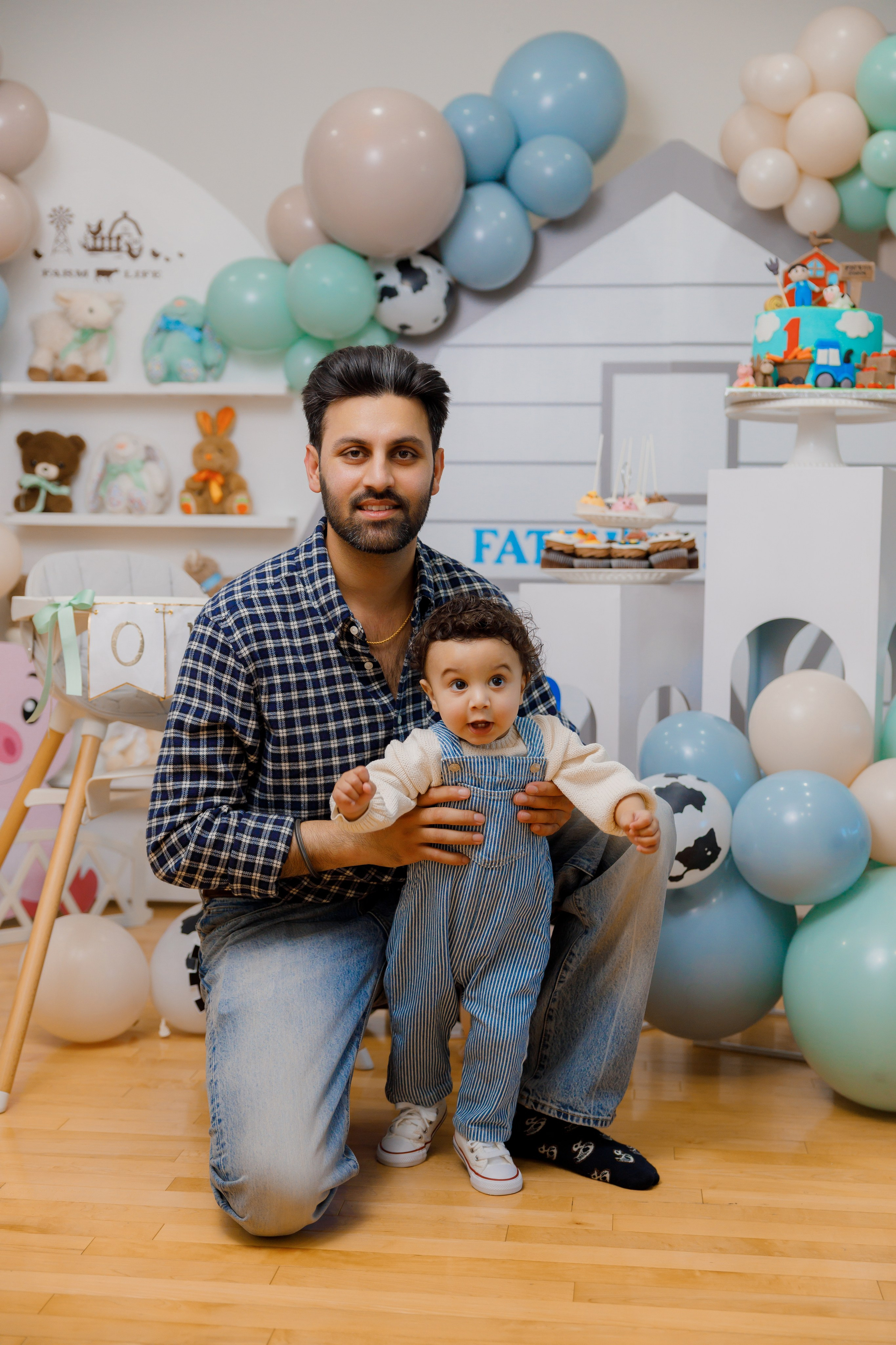 Fateh’s 1st birthday. Home