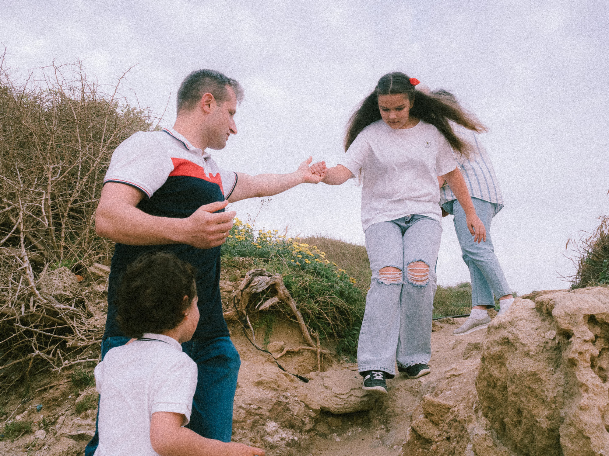 Ксюша и ее семья. Film portrait photographer