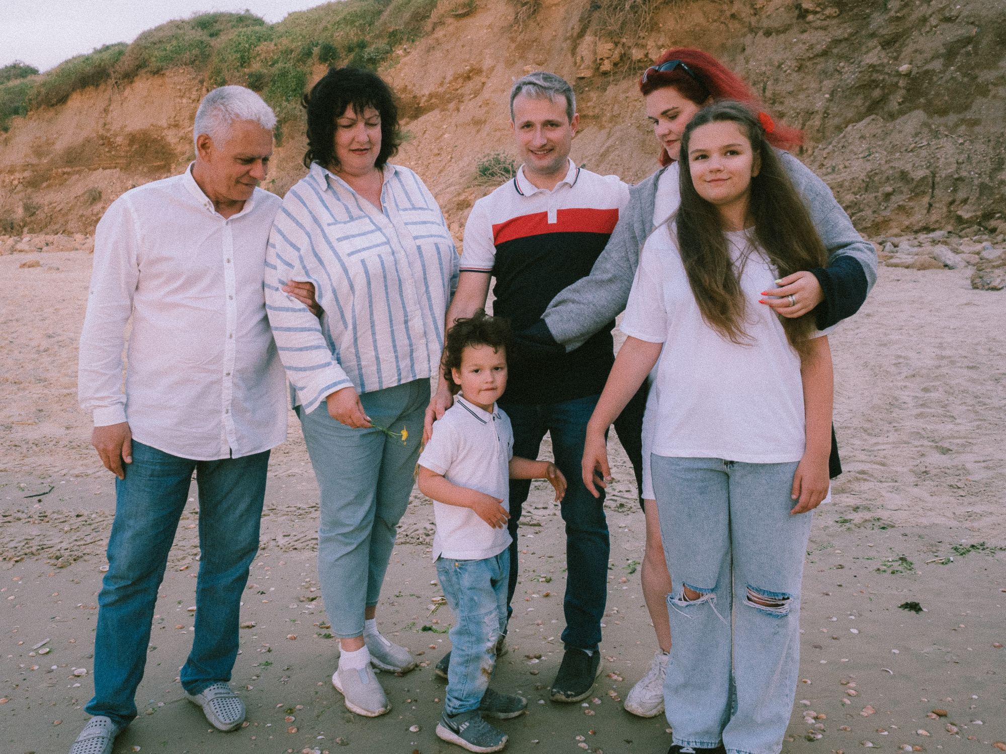 Ксюша и ее семья. Film portrait photographer