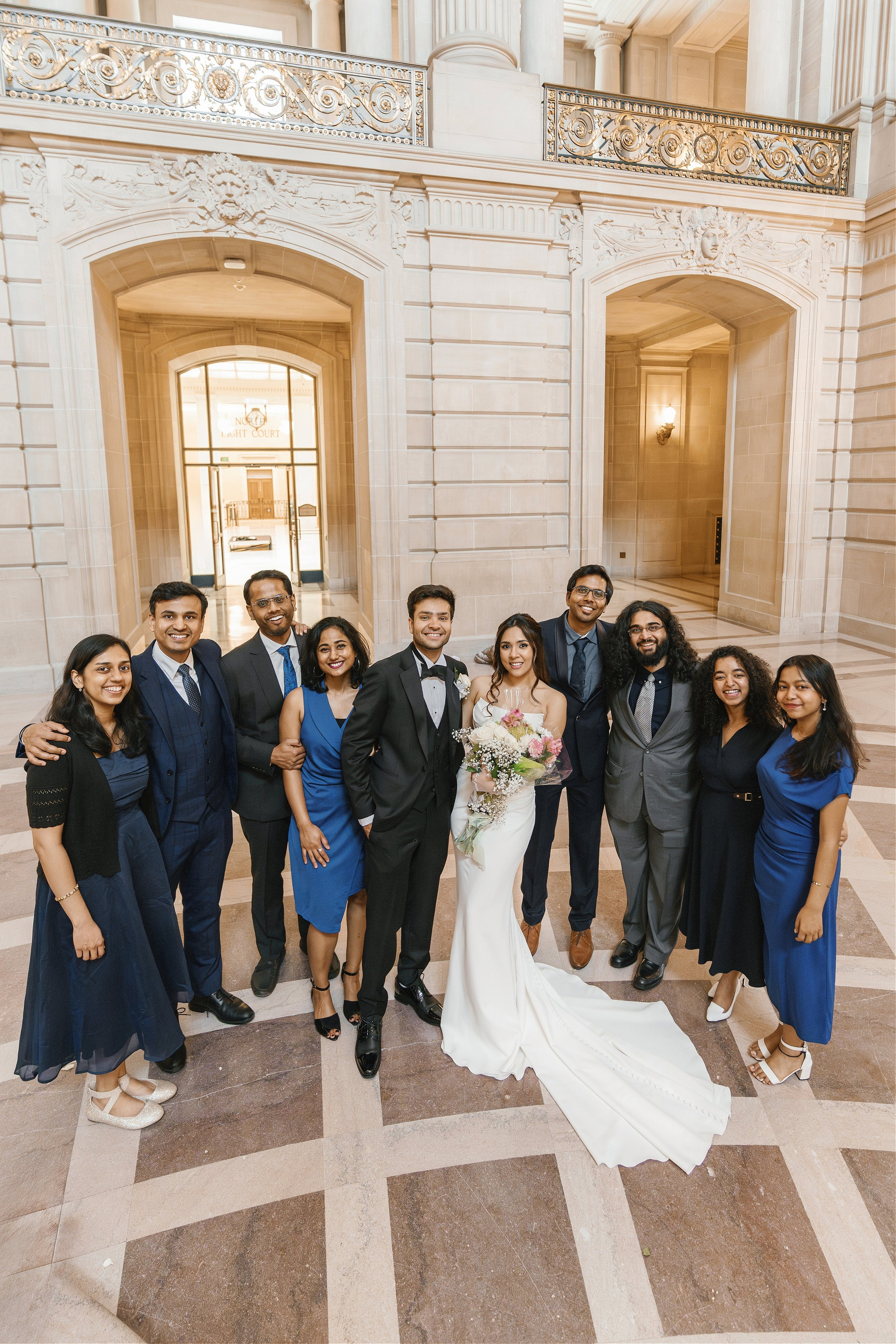San Francisco City Hall Wedding. Wedding Photography & Videography Team in California, Los Angeles, San Francisco, San Diego and Travel