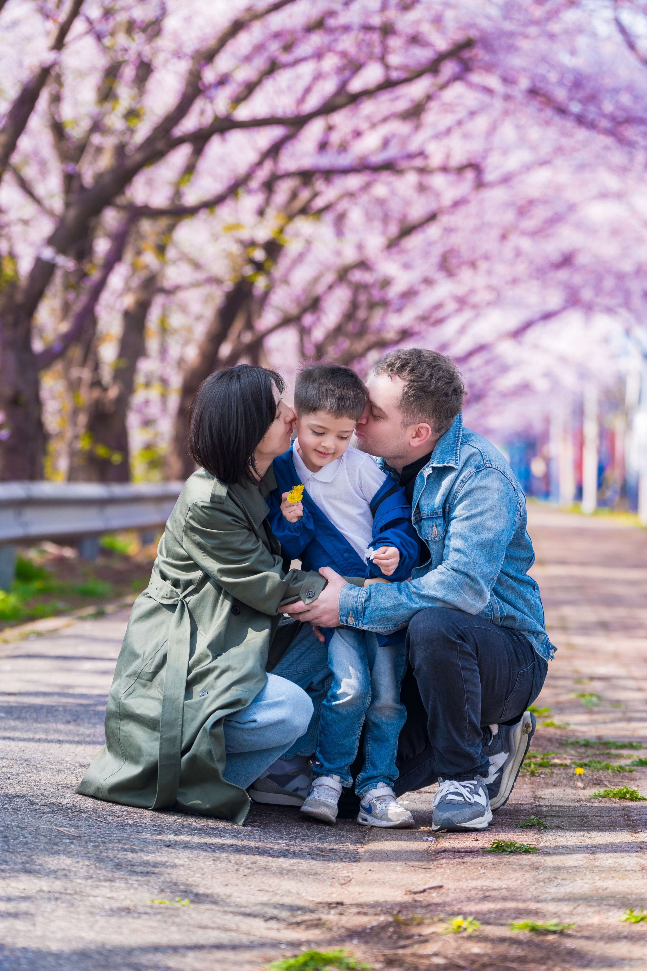 Семейная фотосессия. Кемаль. Посын. Студия декора «Нарния»