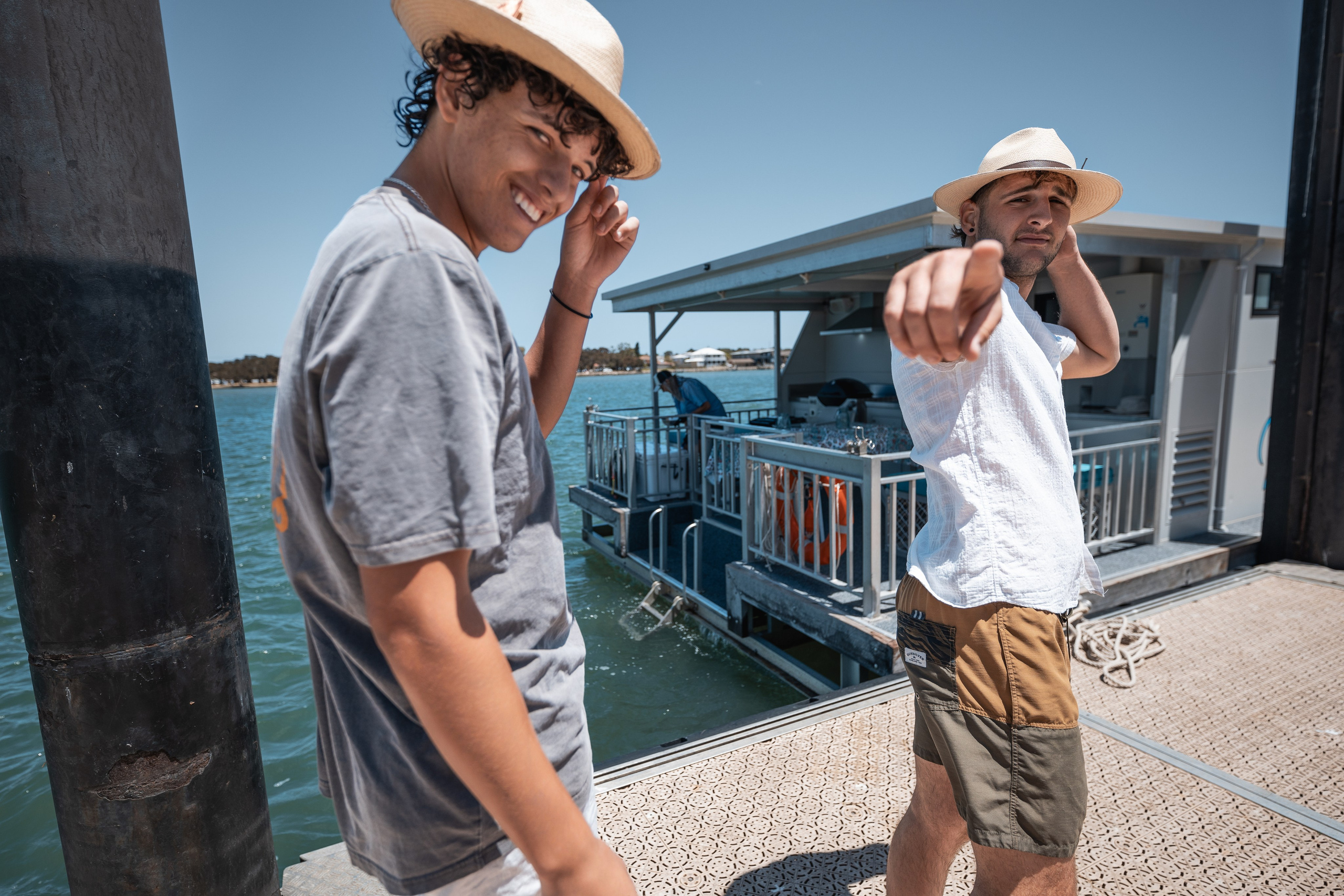 Green Duck Society — House Boats Mandura (Hats photoshoot)