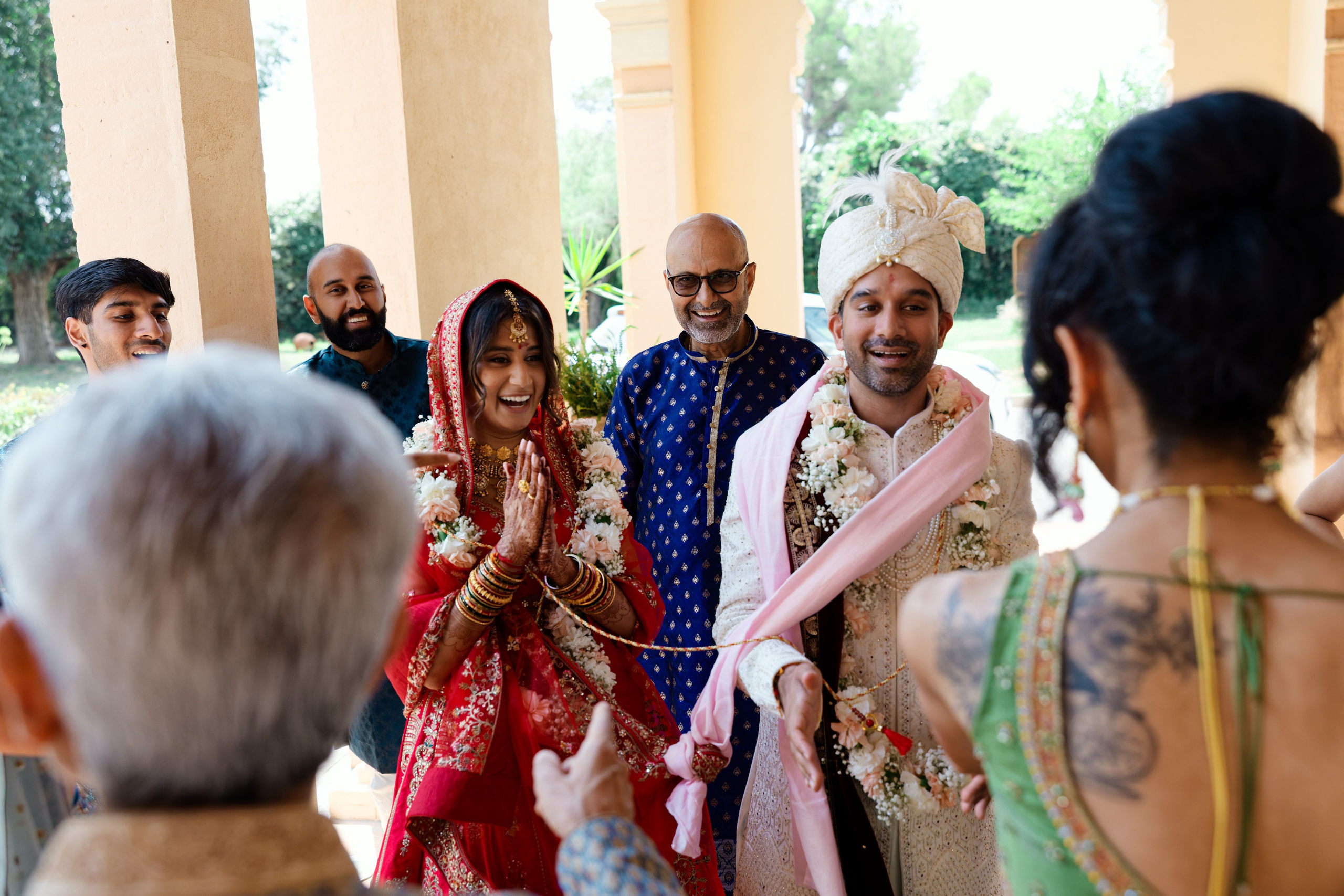 Indian wedding at Gran Villa Rosa, Barcelona