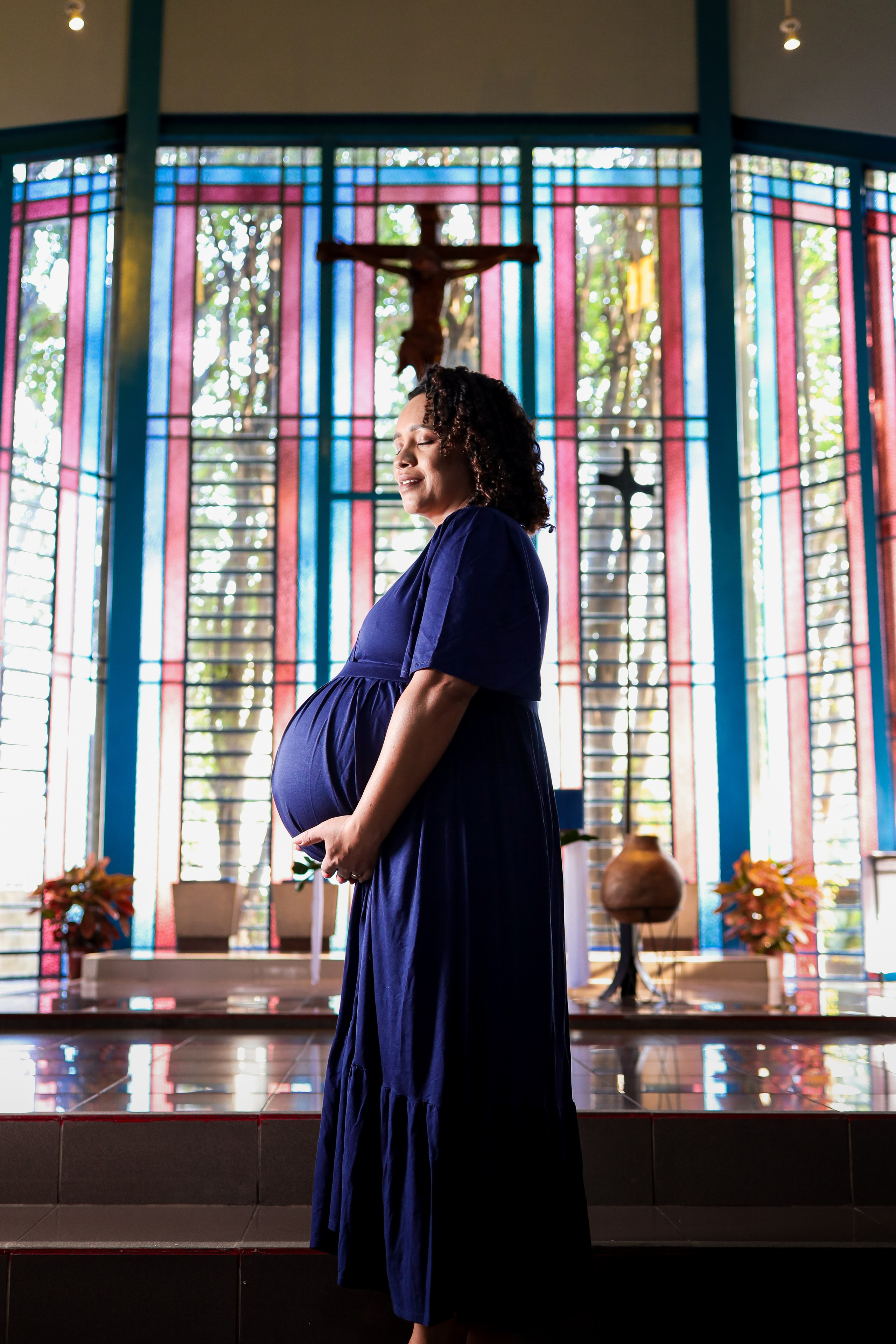 Ensaio Gestante. Fotógrafo de momentos Sagrados