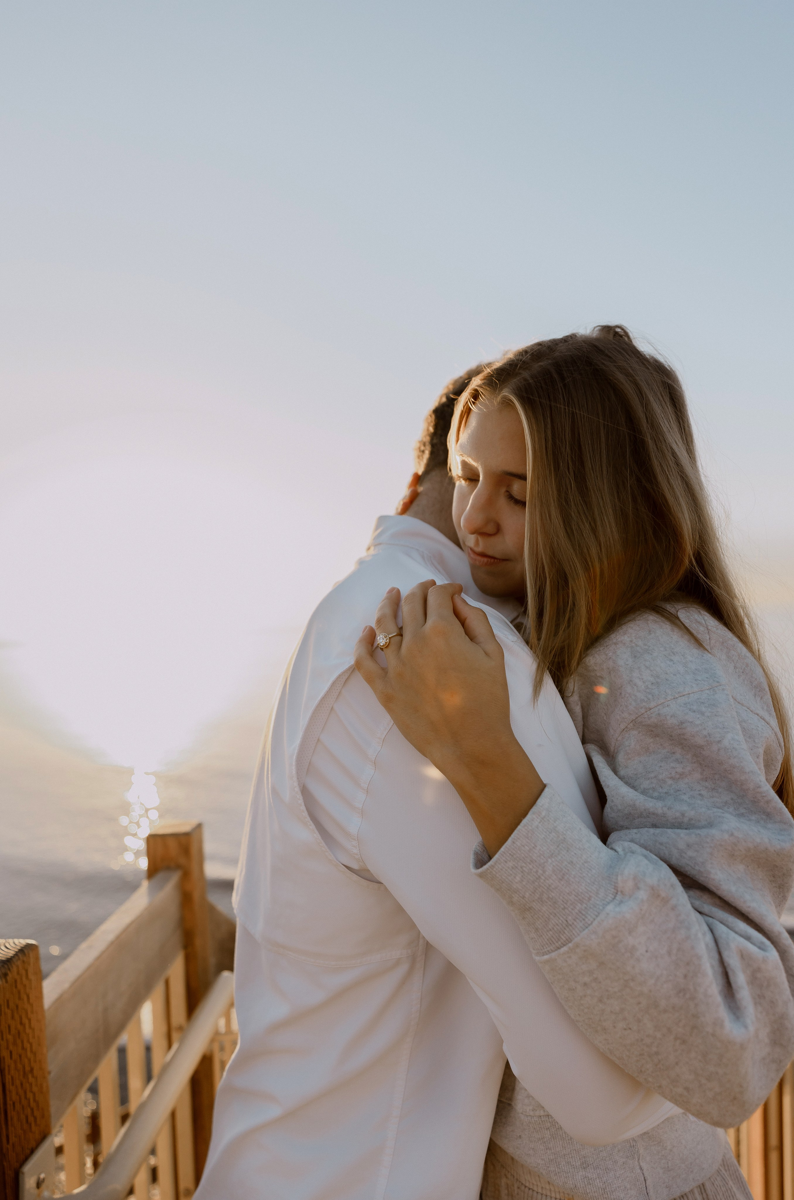 Surprise Proposal at Sunrise at Point Dume, Malibu | Taya Frank. Southern California Family and Couple Photographer