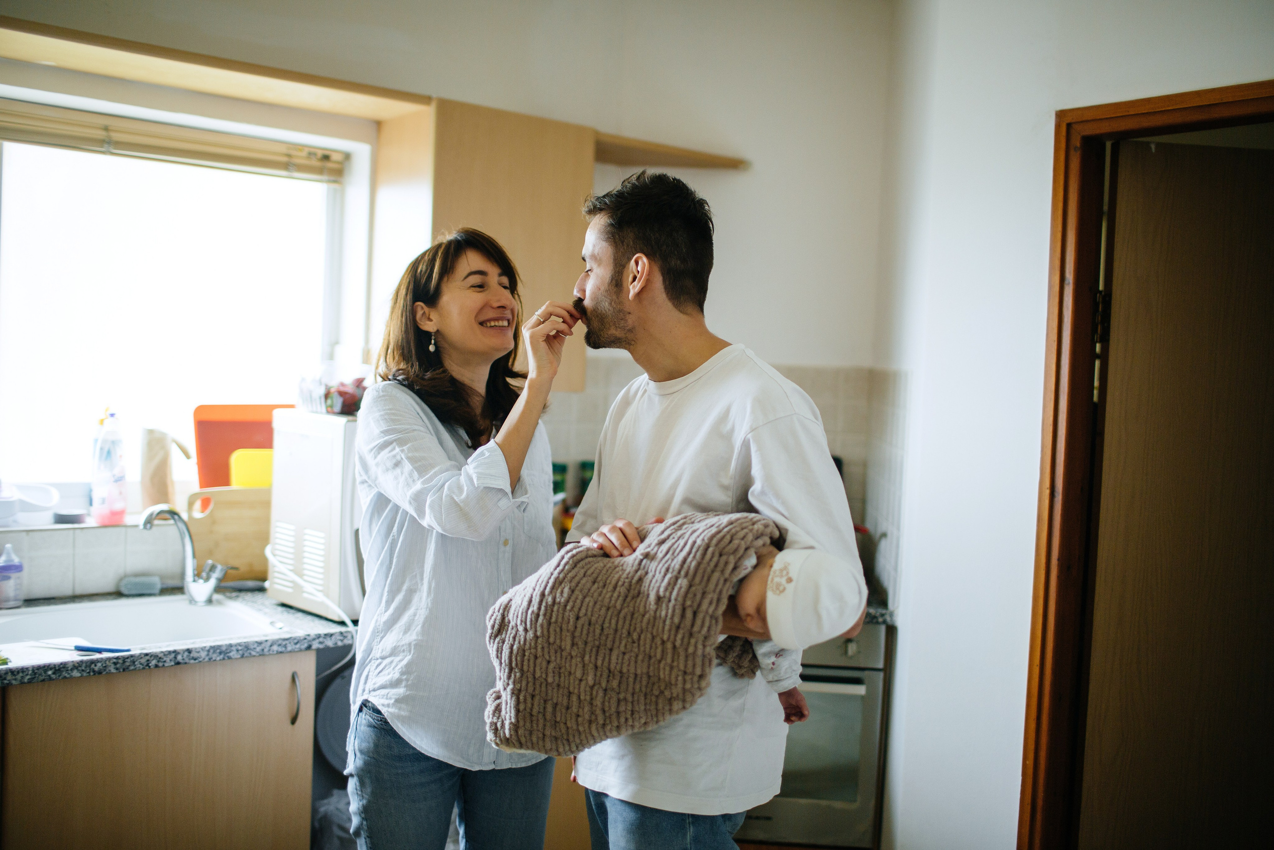 Sweet home / Ayala 3 month. Family photographer in Israel