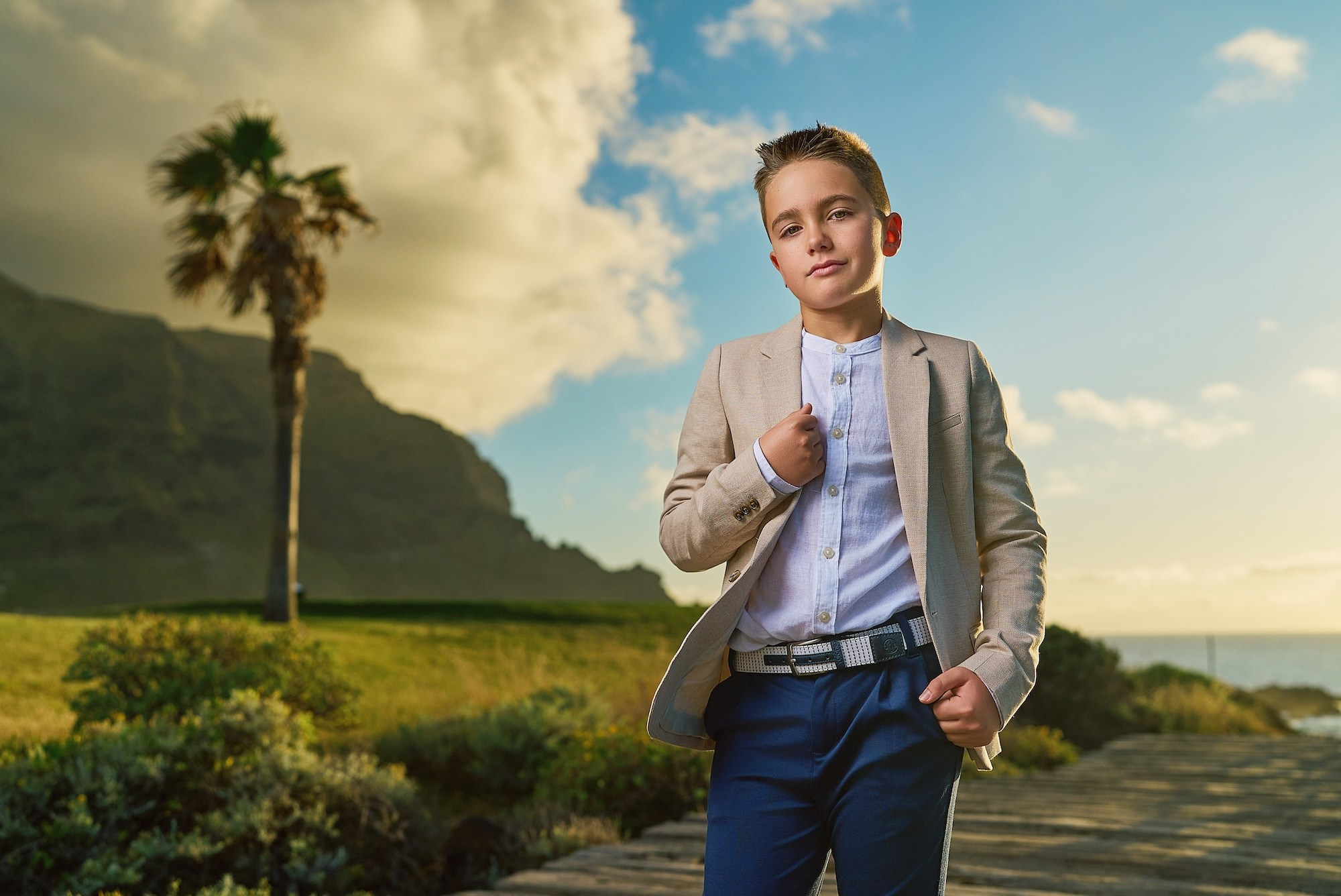 Fotógrafos de Comunión en Tenerife | Sesiones en Exterior con Luz Natural. Pasos de Sal | Fotógrafos de familia, embarazo y bebés en Tenerife