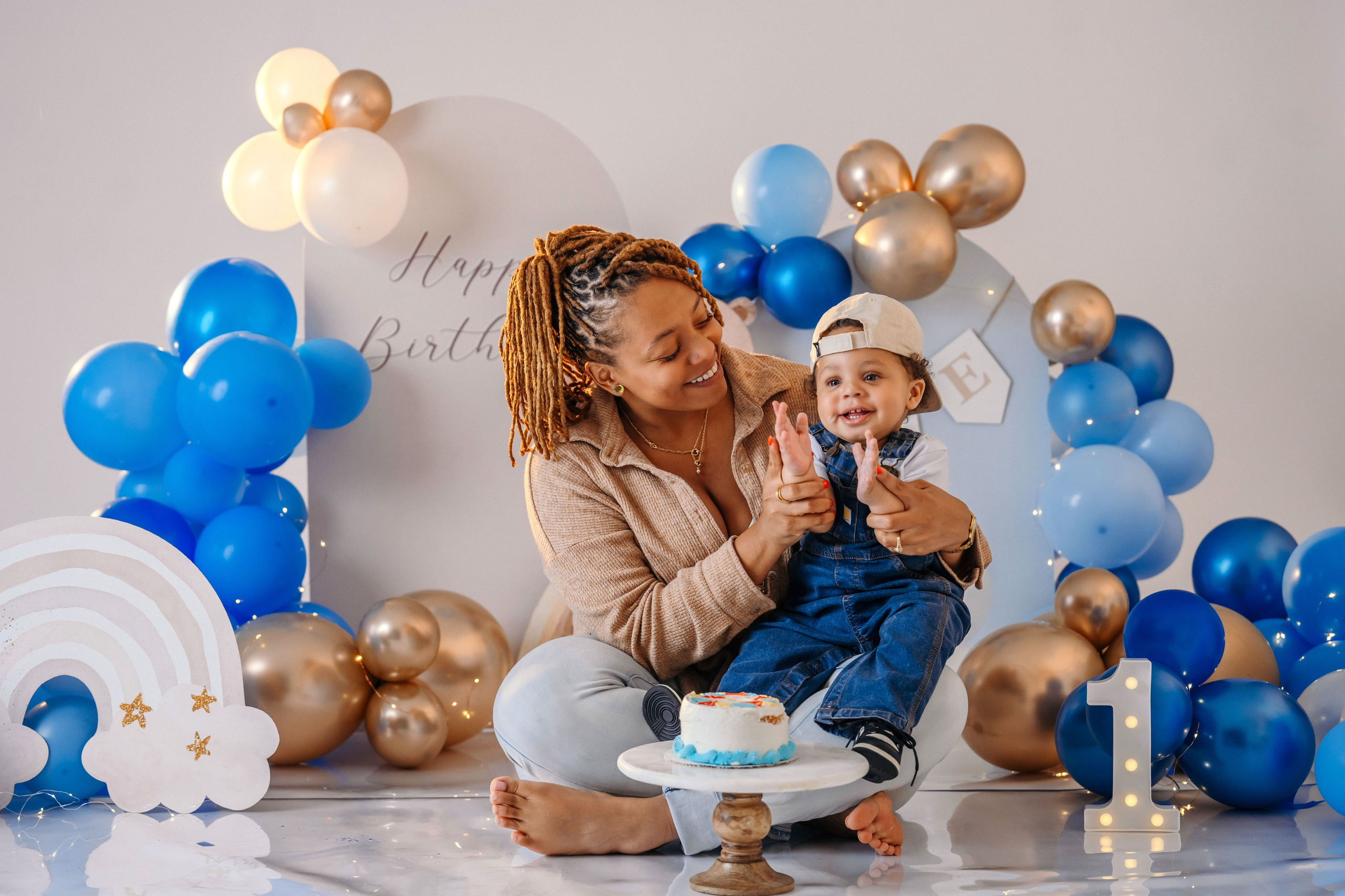 Happy Baby. Wedding, maternity and family photographer in Charlotte Tasha Minn