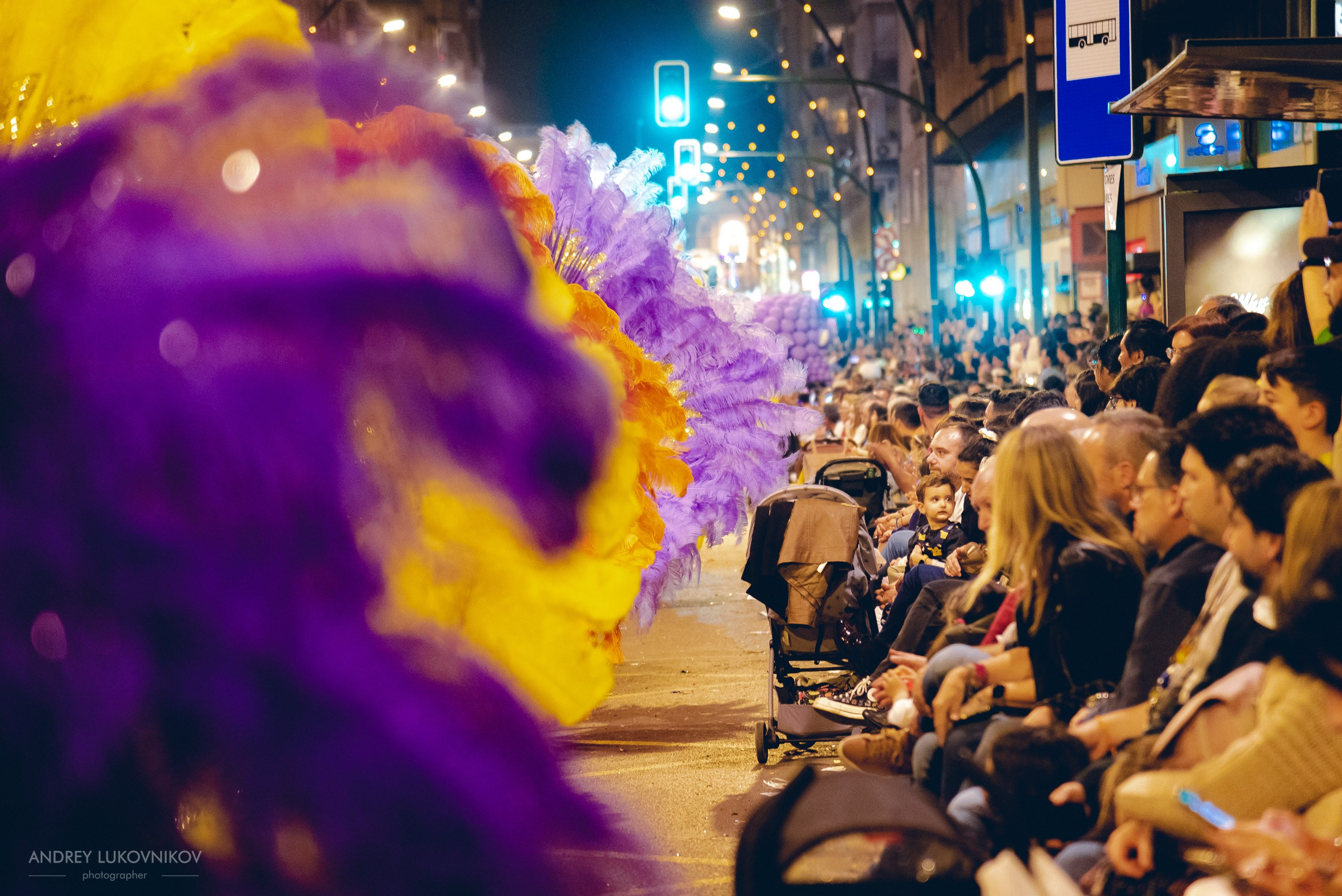 Photo report from the night carnival in Murcia | Reportage photographer Andrey Lukovnikov