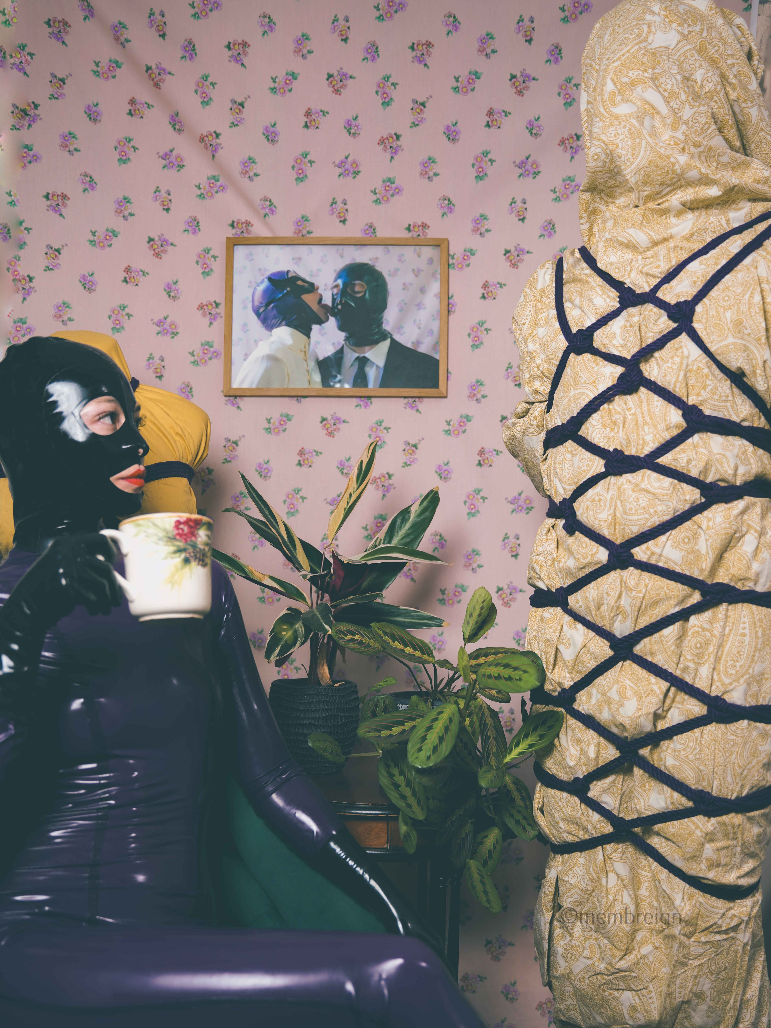 In my webs. Membreign