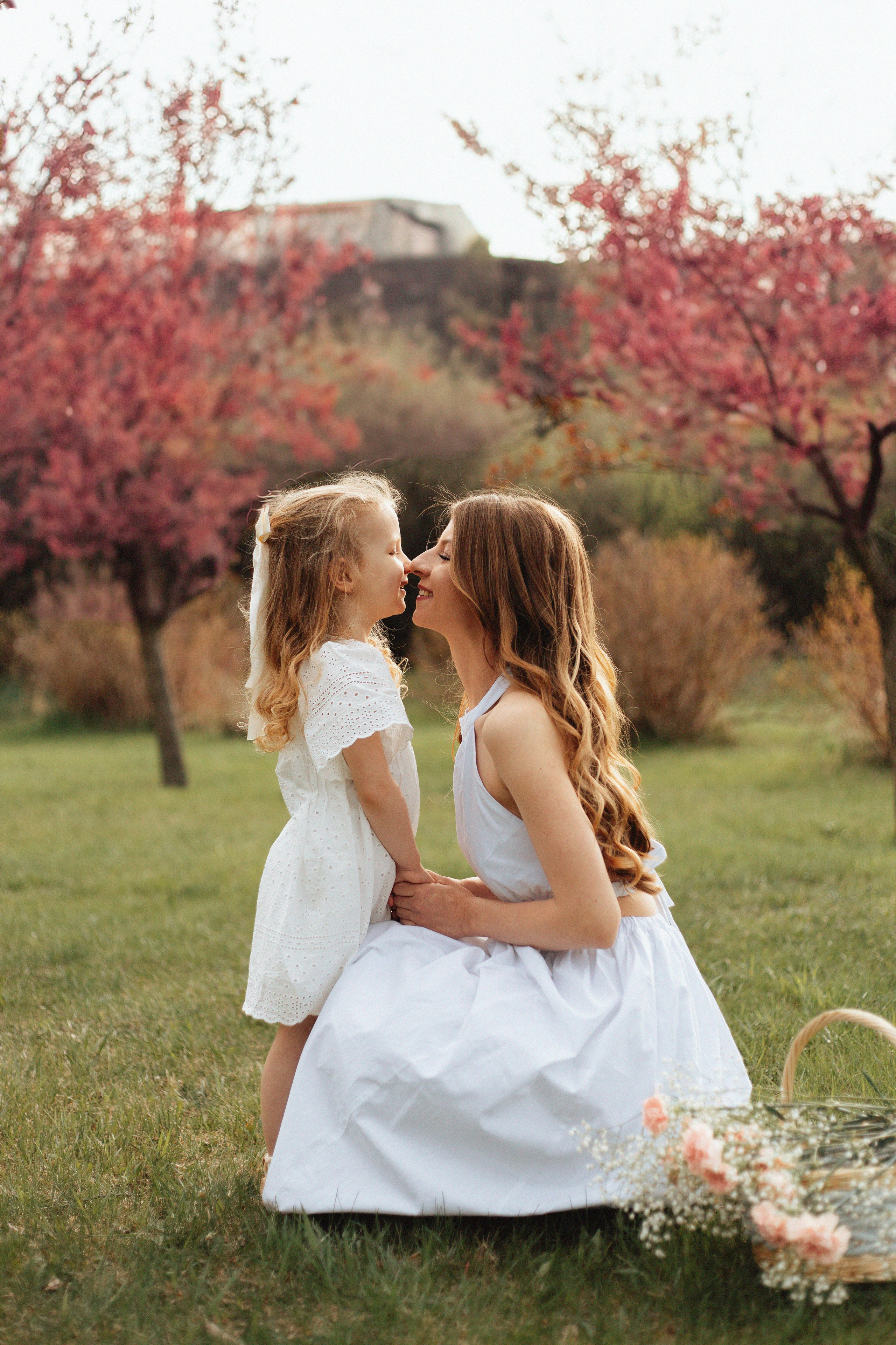 Mother & daughter story. Home