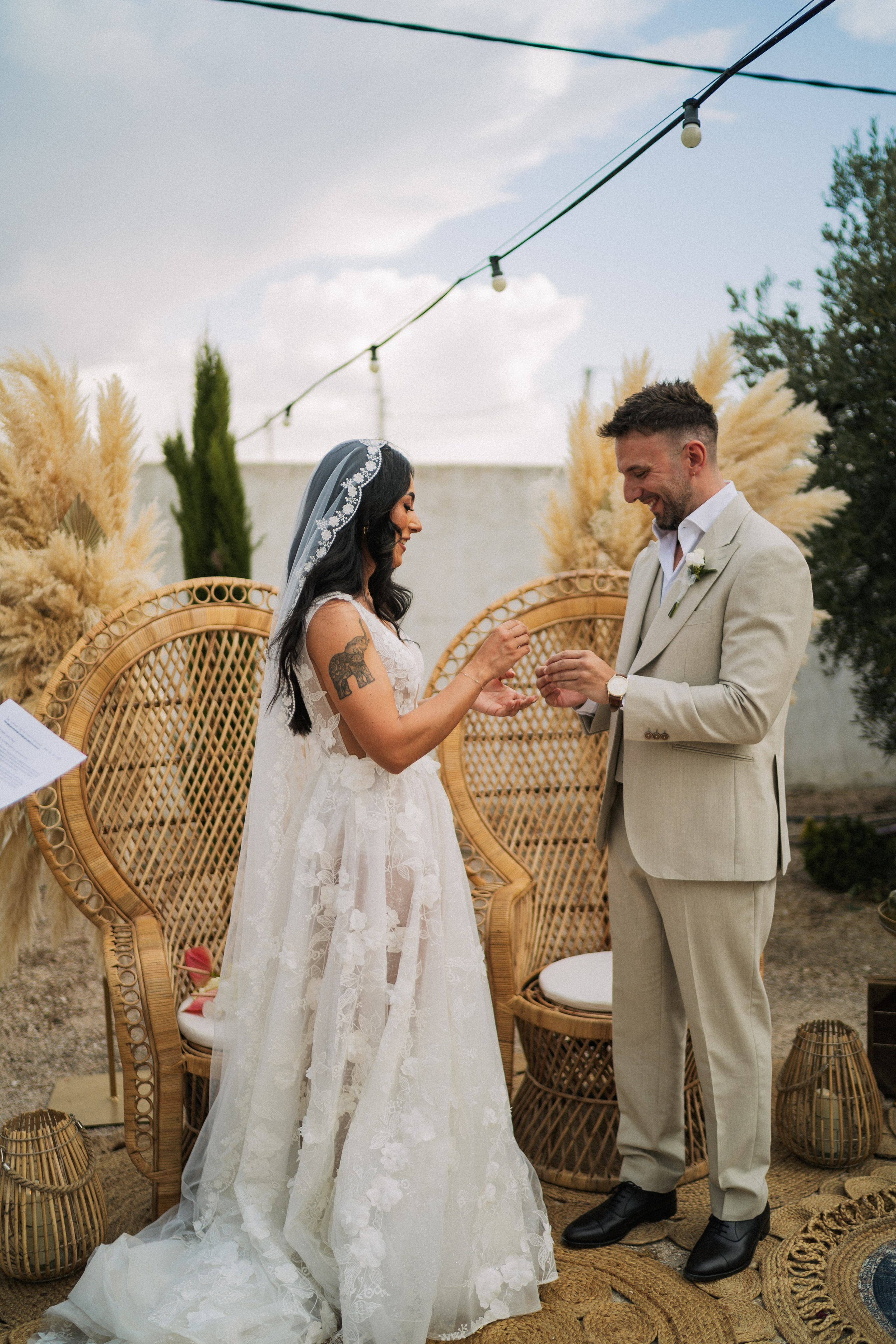 Nerea y Samuel. Christian García