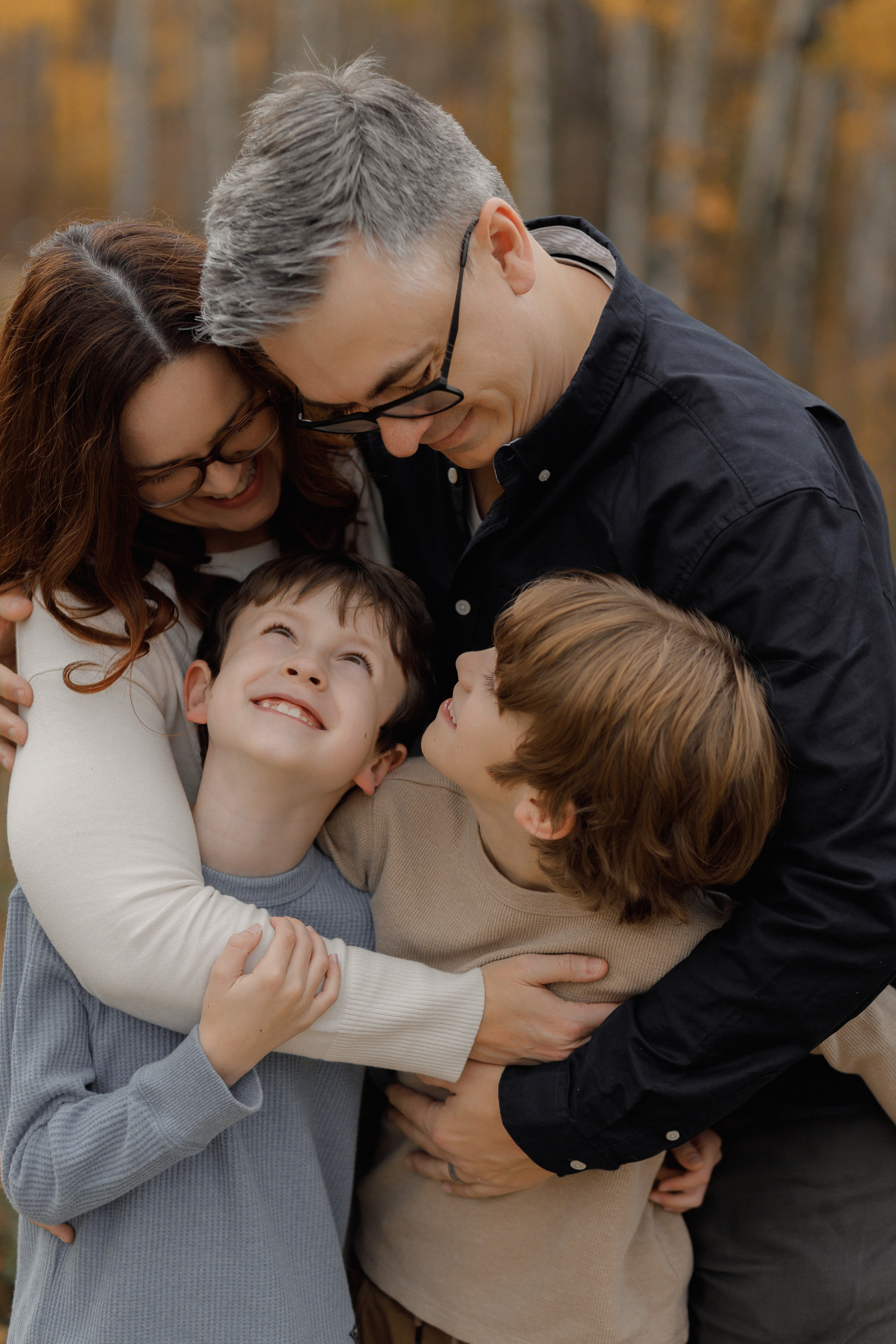 Christa’s family. Home