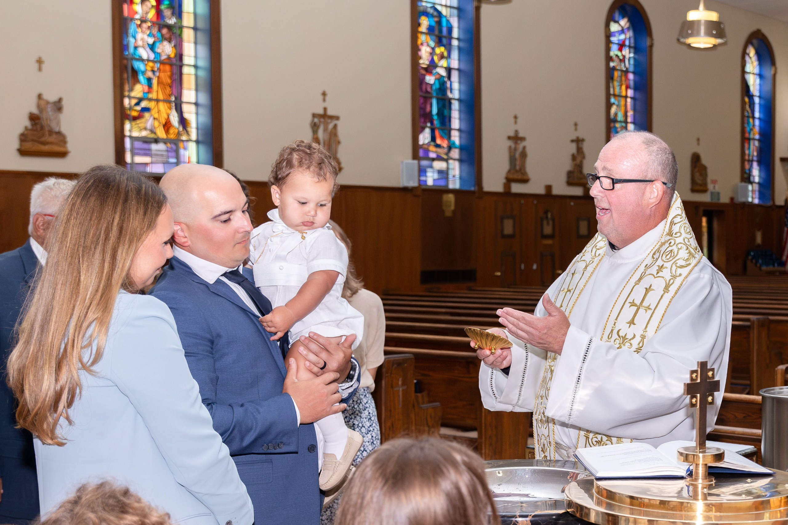 A Little Boy’s Catholic Baptism. Family, lifestyle, and commercial photography in New York and New Jersey
