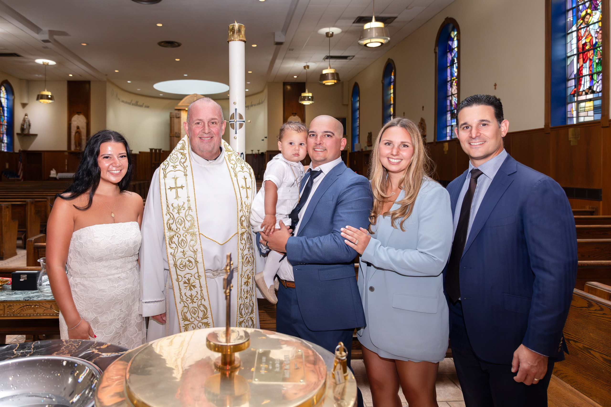 A Little Boy’s Catholic Baptism. Family, lifestyle, and commercial photography in New York and New Jersey