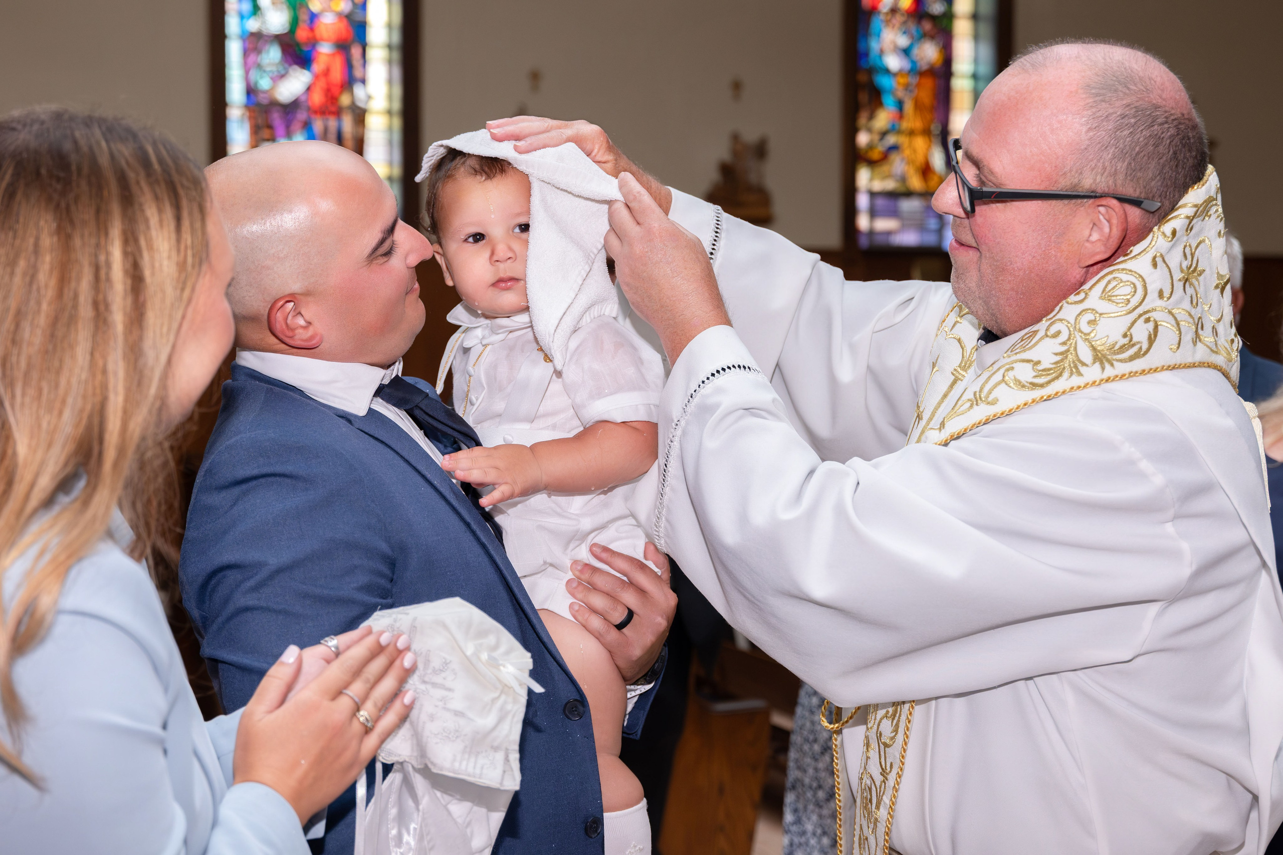 A Little Boy’s Catholic Baptism. Family, lifestyle, and commercial photography in New York and New Jersey