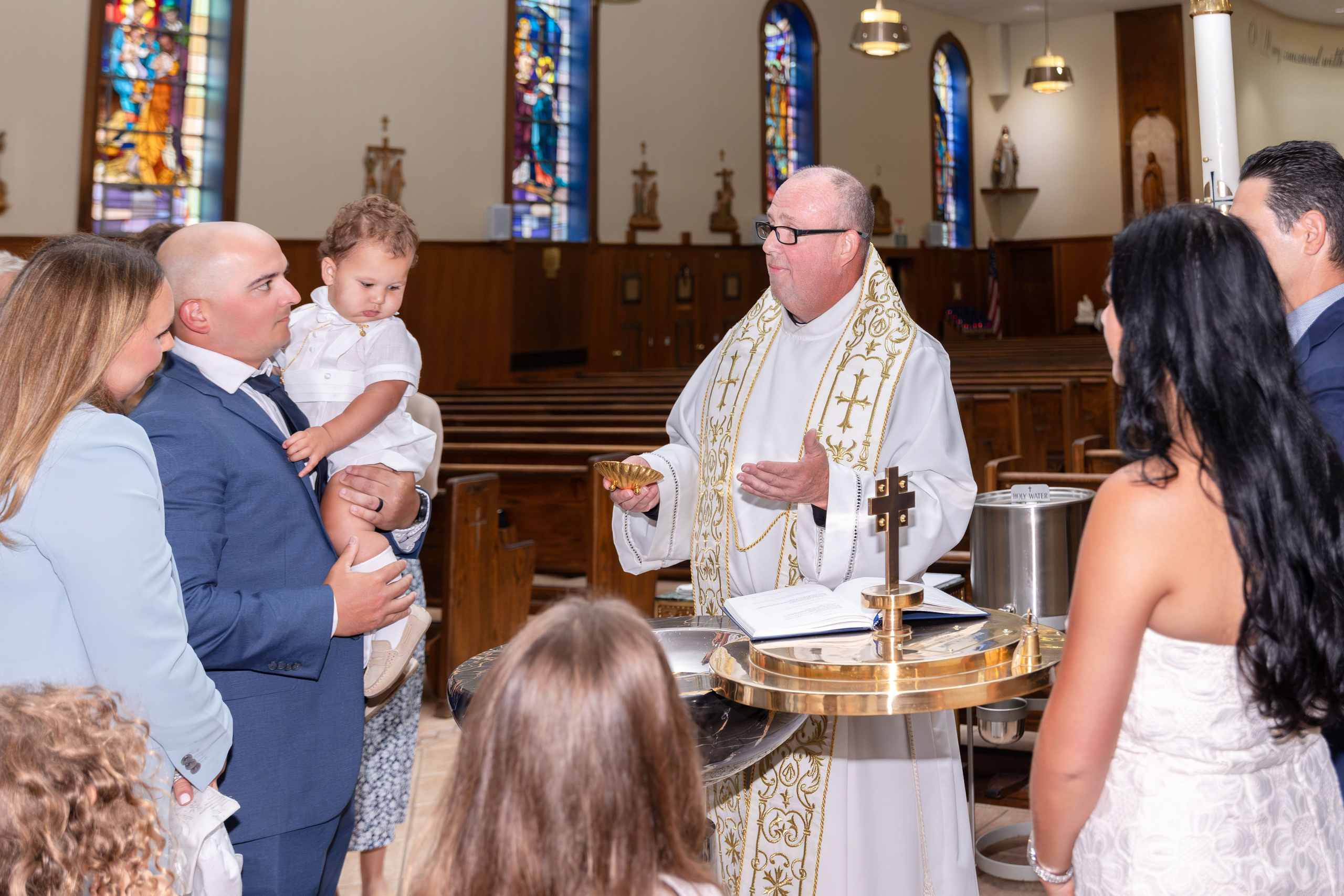 A Little Boy’s Catholic Baptism. Family, lifestyle, and commercial photography in New York and New Jersey
