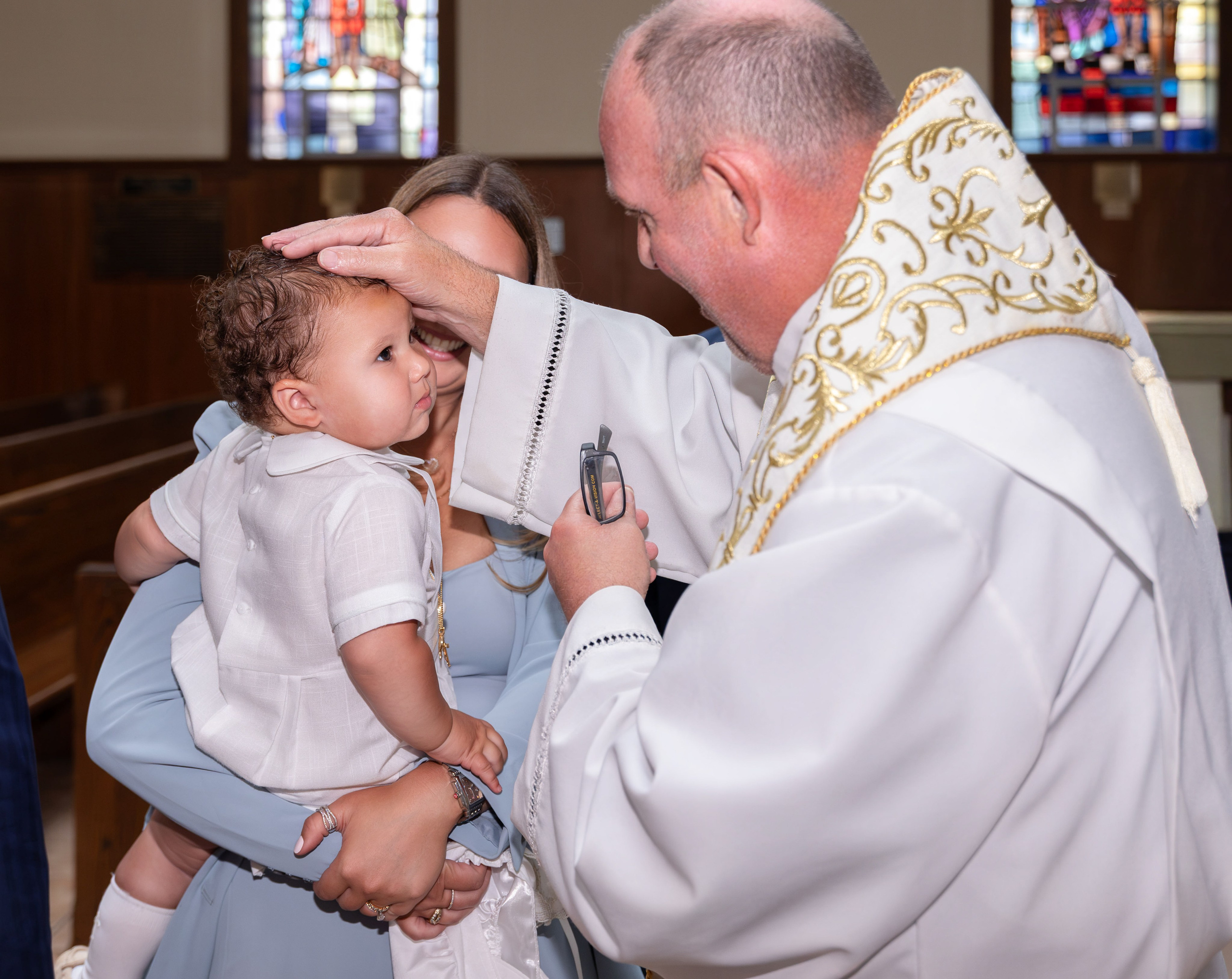 A Little Boy’s Catholic Baptism. Family, lifestyle, and commercial photography in New York and New Jersey