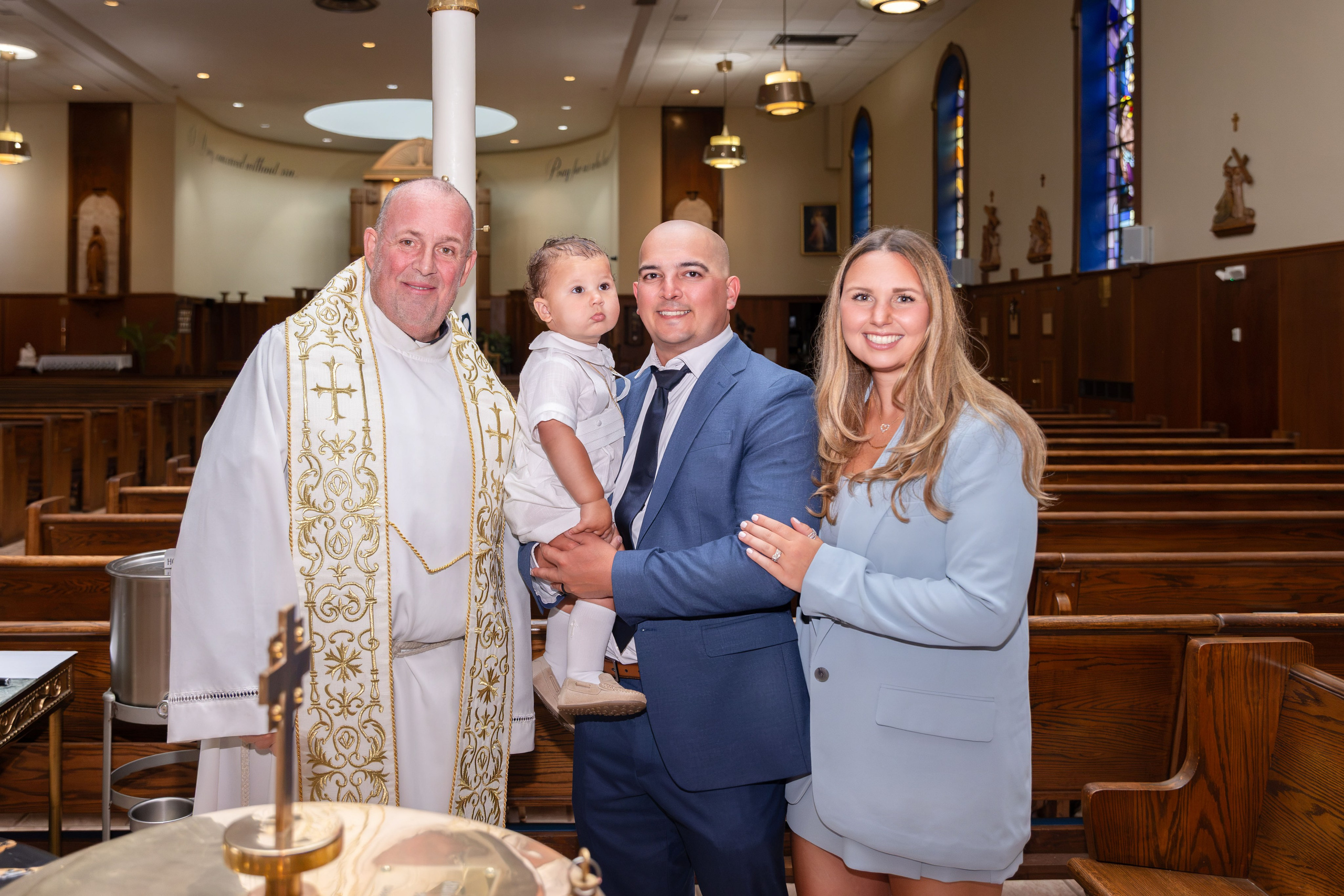 A Little Boy’s Catholic Baptism. Family, lifestyle, and commercial photography in New York and New Jersey