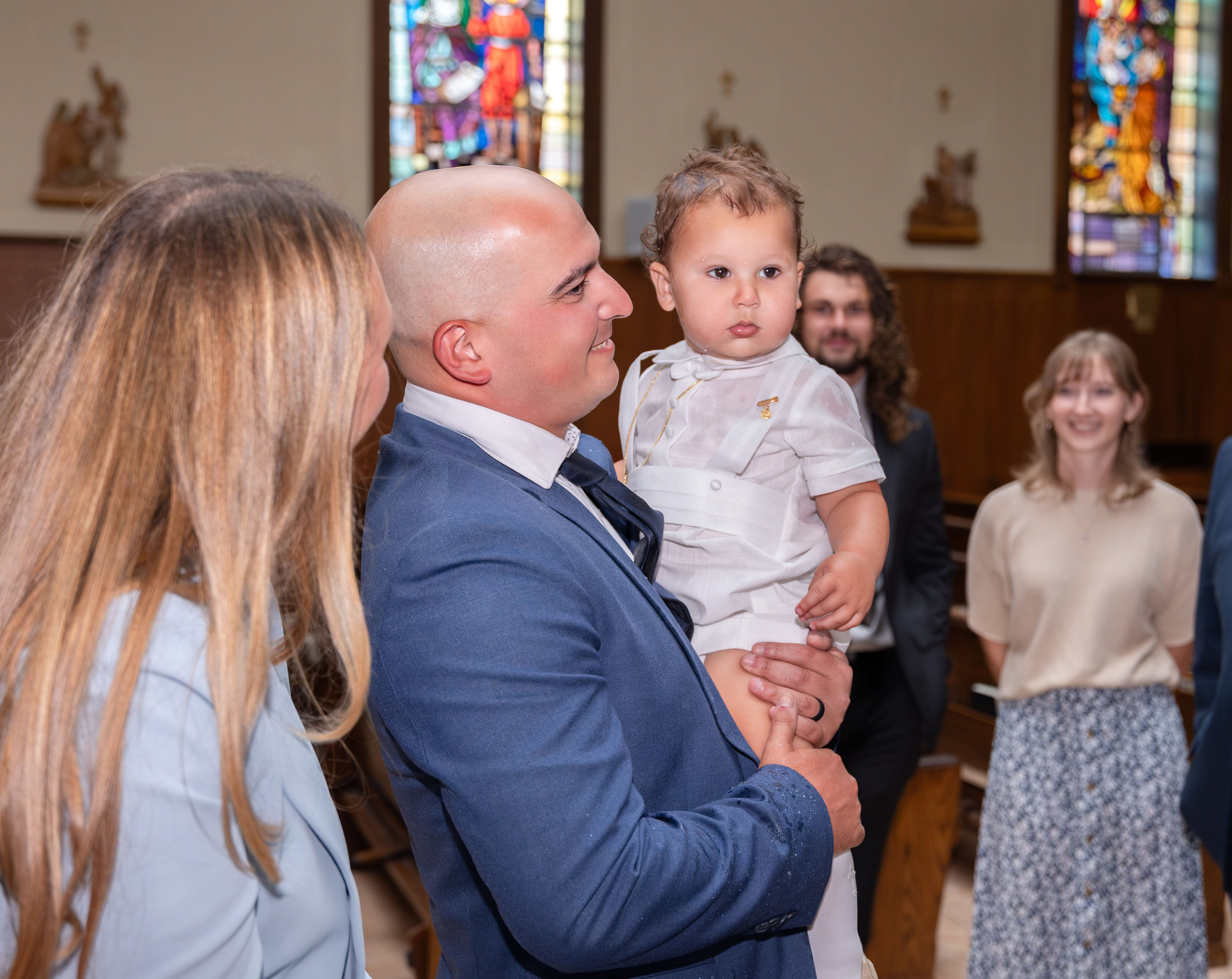 A Little Boy’s Catholic Baptism. Family, lifestyle, and commercial photography in New York and New Jersey