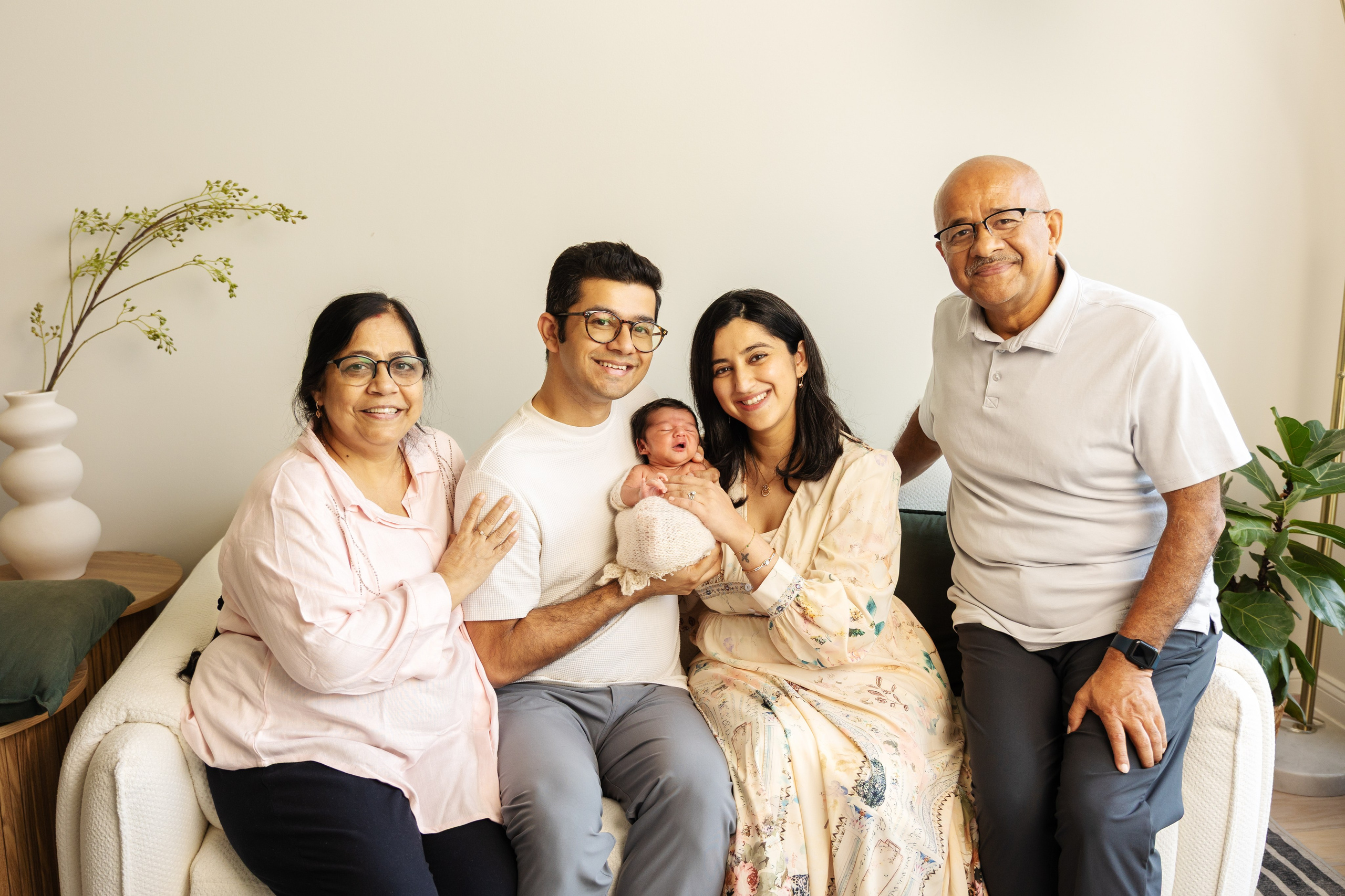 Indian Newborn Baby Boy & Family Photoshoot. Family, lifestyle, and commercial photography in New York and New Jersey