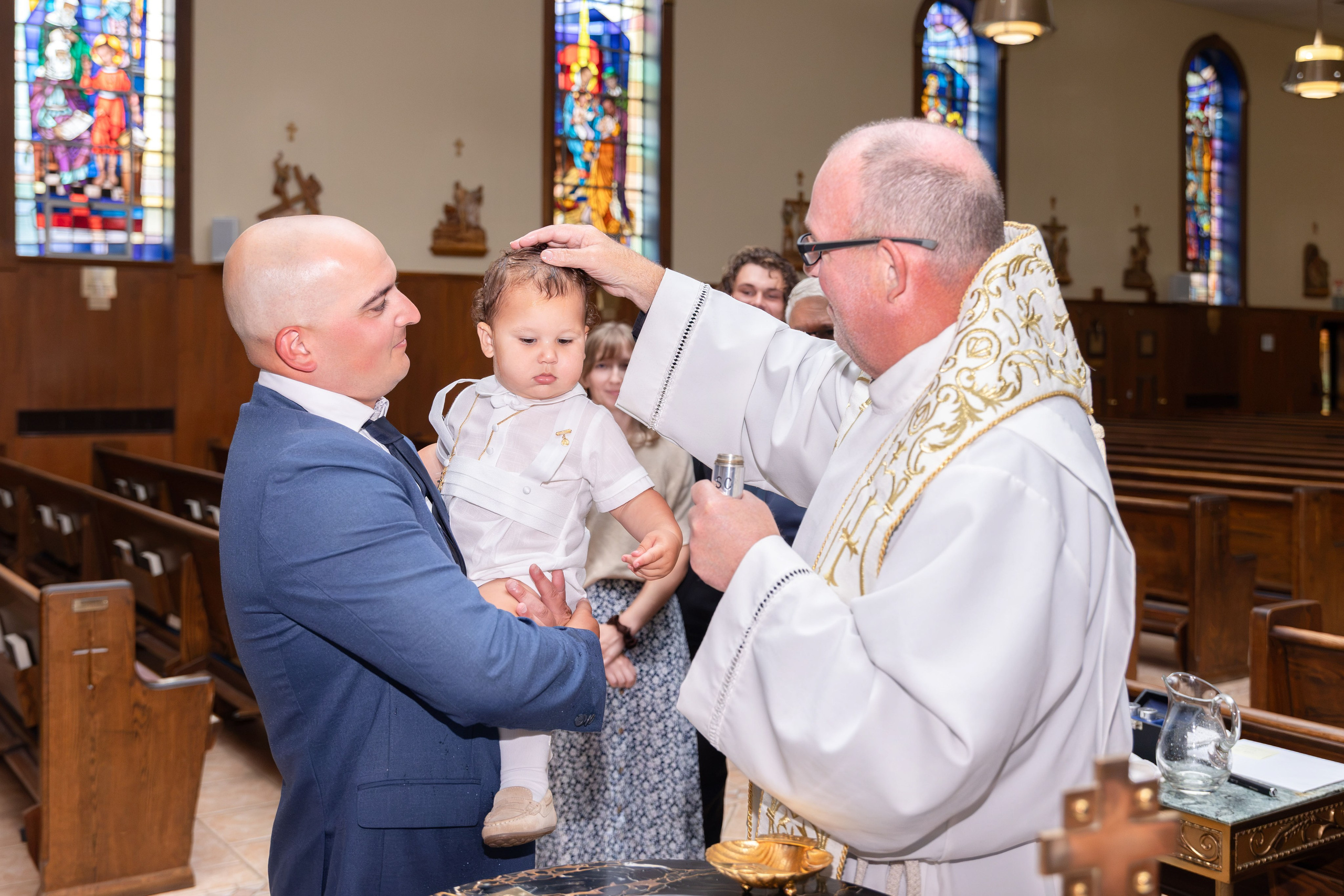 A Little Boy’s Catholic Baptism. Family, lifestyle, and commercial photography in New York and New Jersey