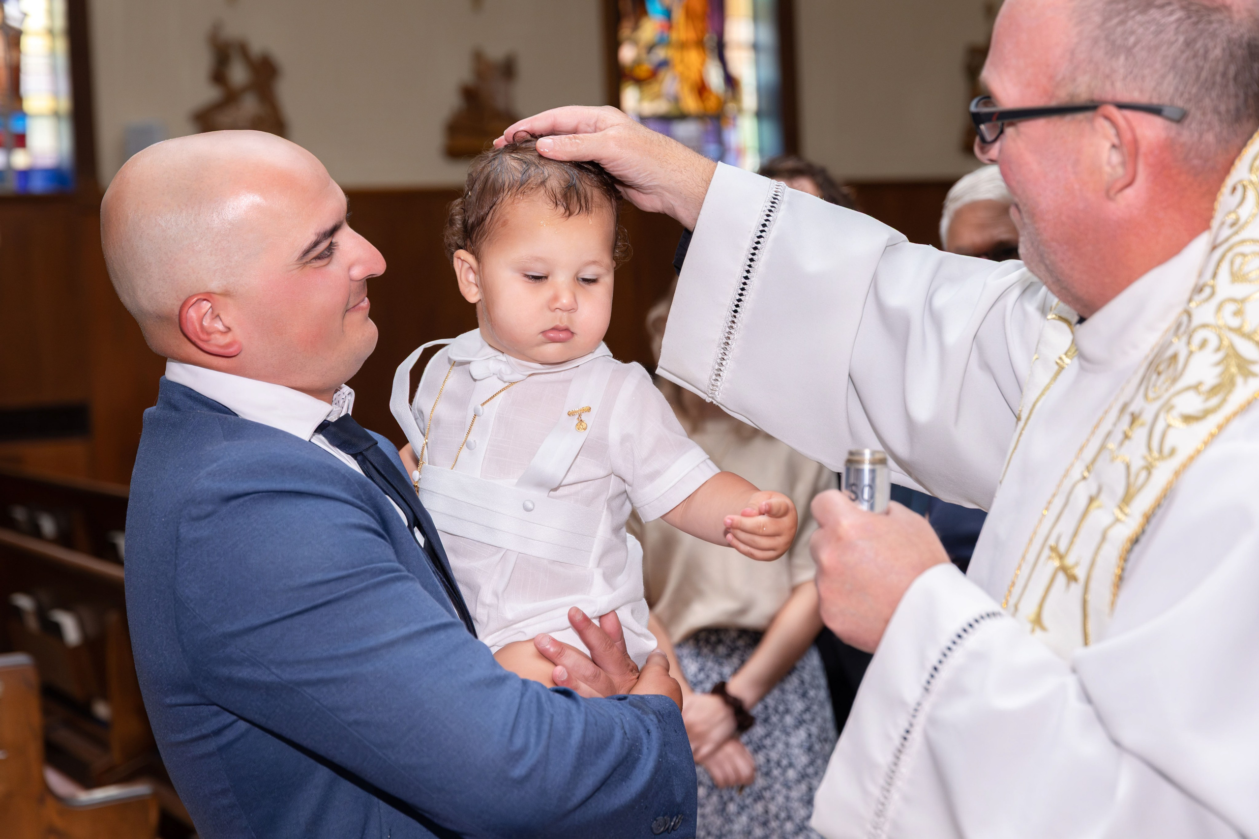 A Little Boy’s Catholic Baptism. Family, lifestyle, and commercial photography in New York and New Jersey