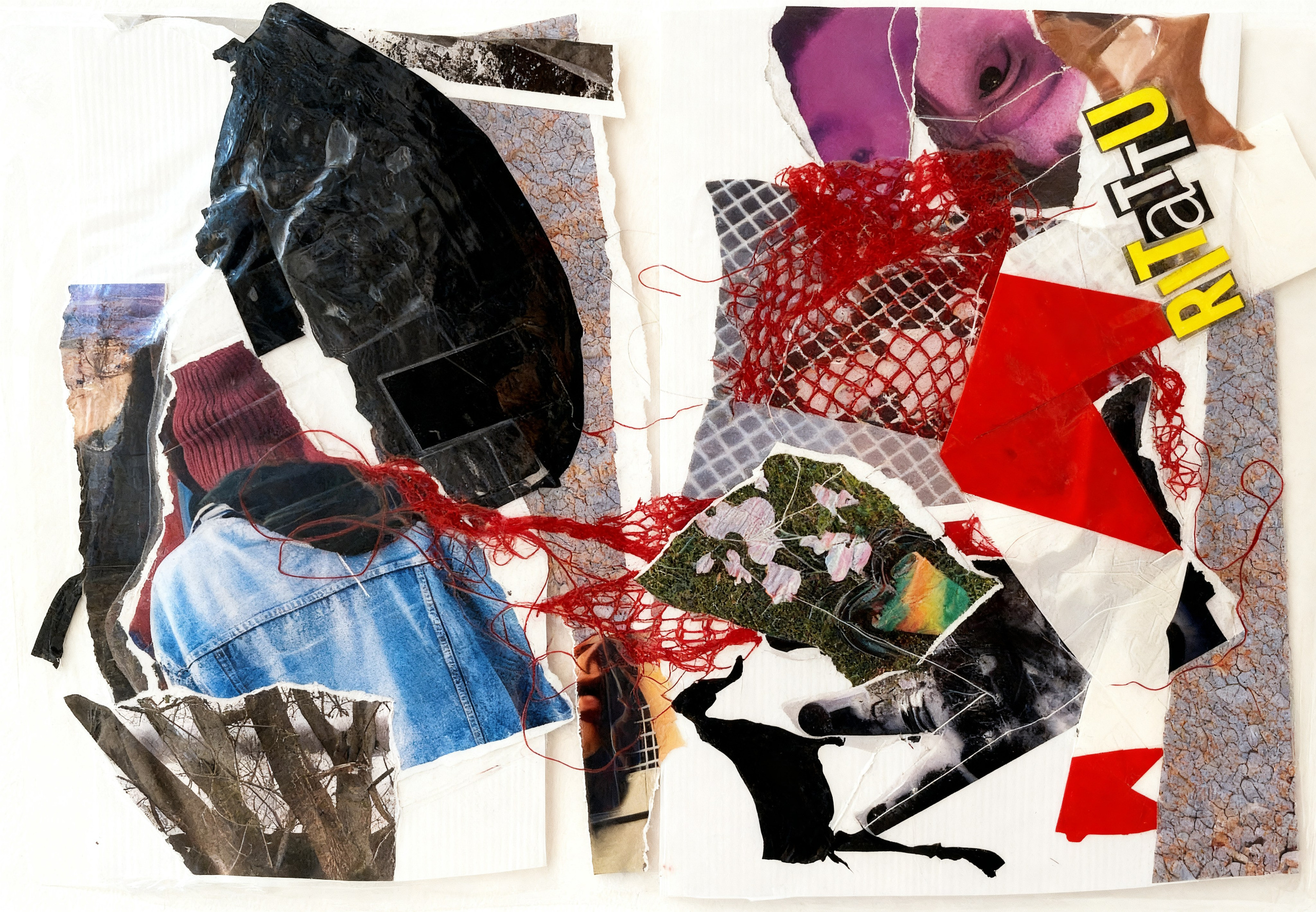 Group exhibition “lost & found” Paris, France. Rita Salnikova — Collage Artist and Visual Creator in Grenoble France