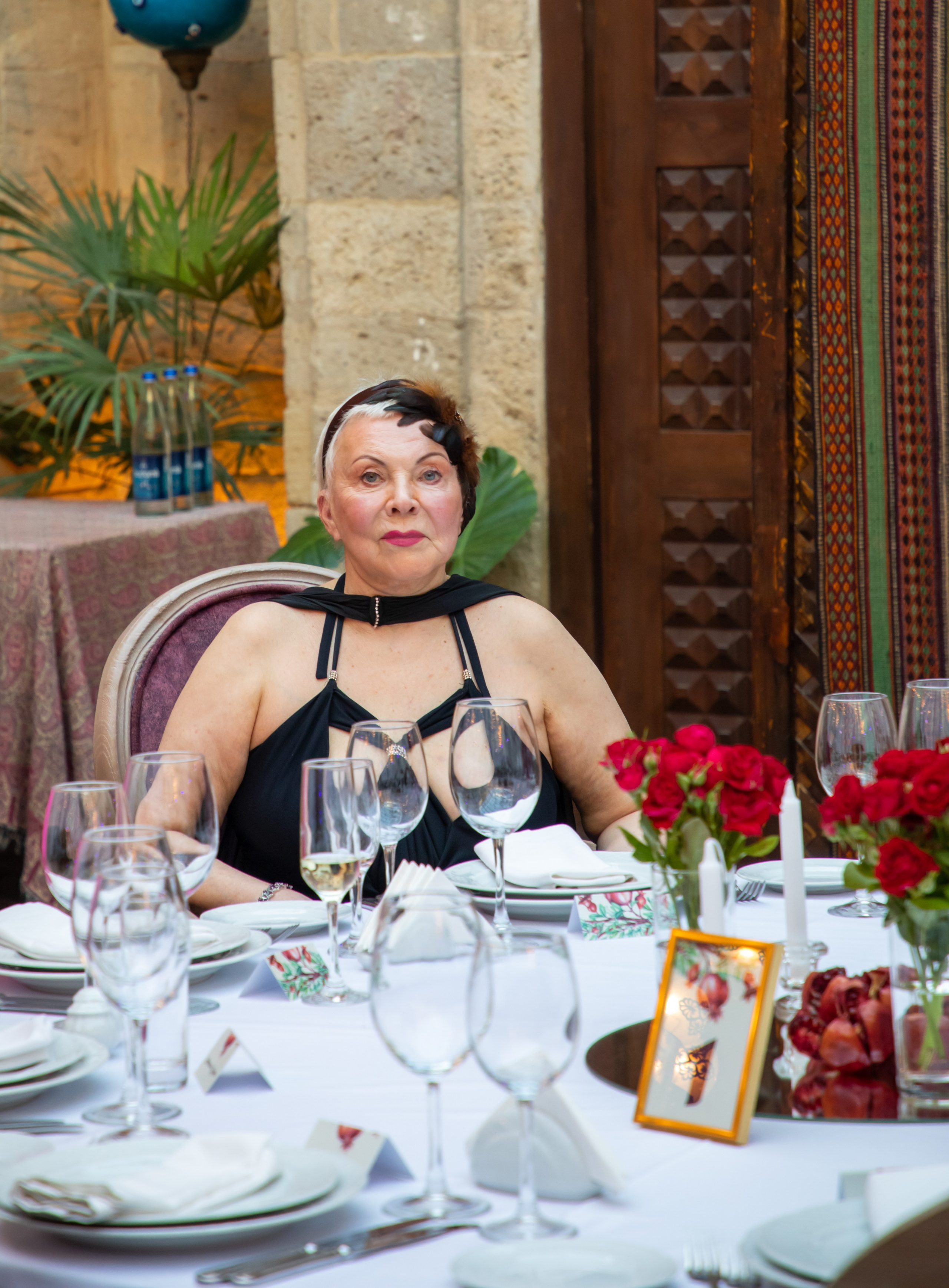 Gala-Dinner with the French Countess, the main etiquette expert Marie de Tilly. Baku Photographer