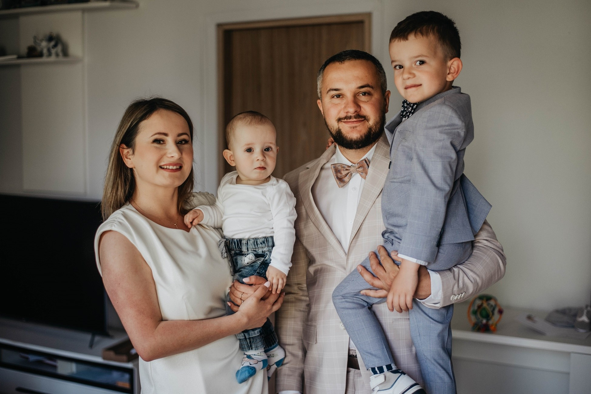 Chrzest Święty Leosia. Dominika Strachacka Fotografia | Fotograf ślubny i rodzinny Opole Lubelskie Lublin